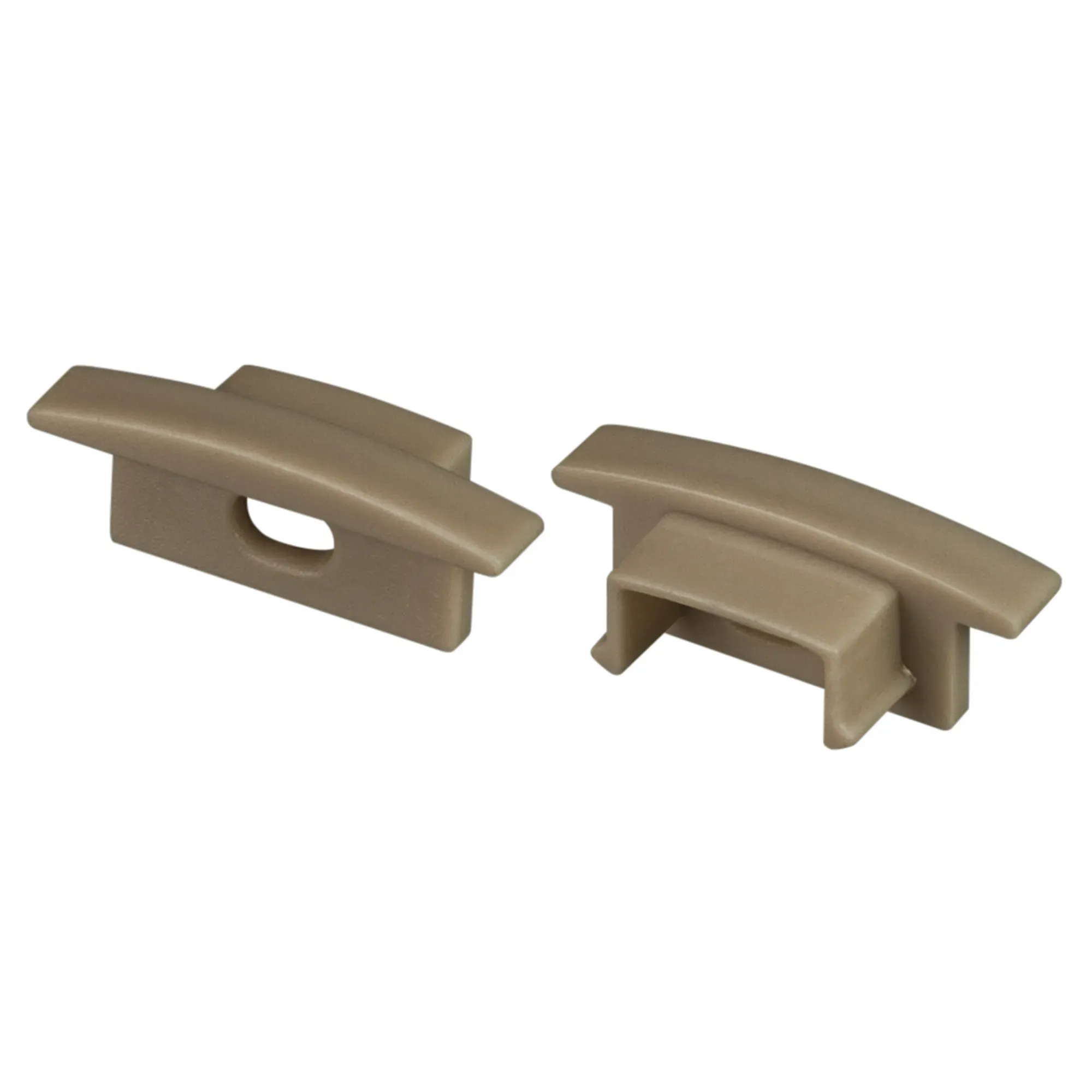 Заглушка LINE-2308-F OLIVE GREY с отверстием (, Пластик) Arlight 038637