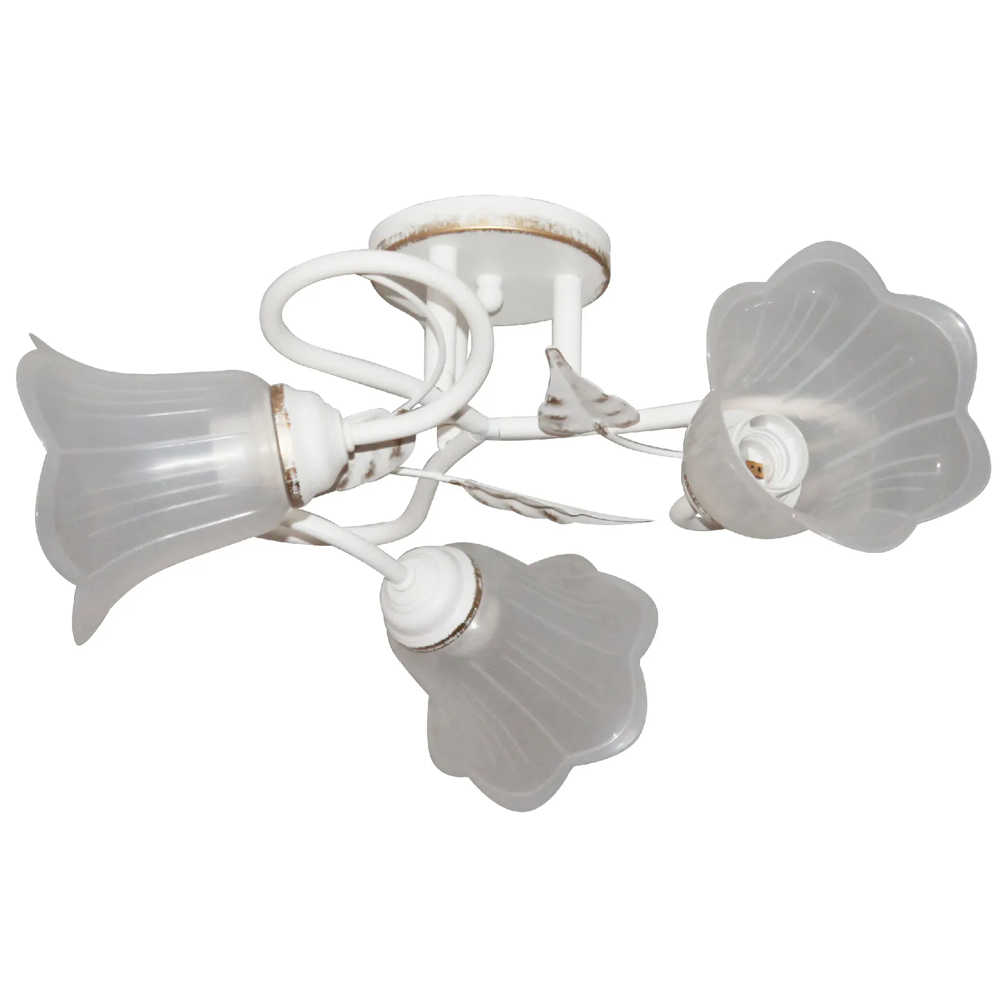 Светильник Бонни 131 бел.зол. (плафон П0472) НПБ 01-3х60-205 Е27 ИУ ЭЛЕТЕХ 1005404778