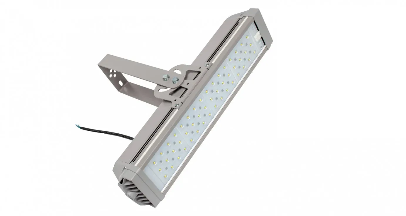 Светильник промышленный на скобе ДБП-105Вт, IP67, 4000К, 16300Лм, КСС Д, нейтральный INDUSTRY.3-105-148 (740.D.BR.ND) S8 ЛидерЛайт М0000063223