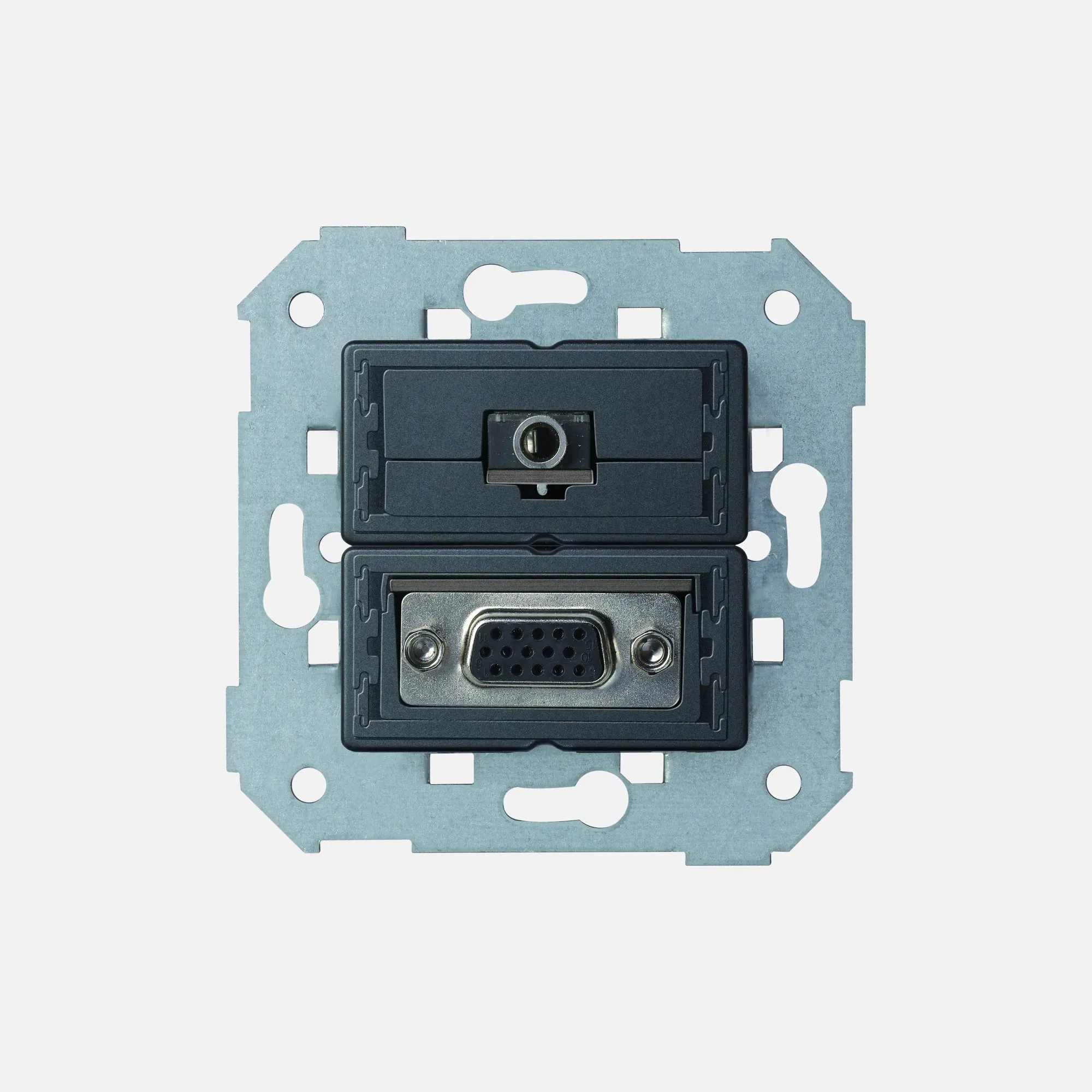 Коннектор VGA HD15, мама + мини-джек 3,5мм, S82, S82N, 82 Detail Simon 7500091-039