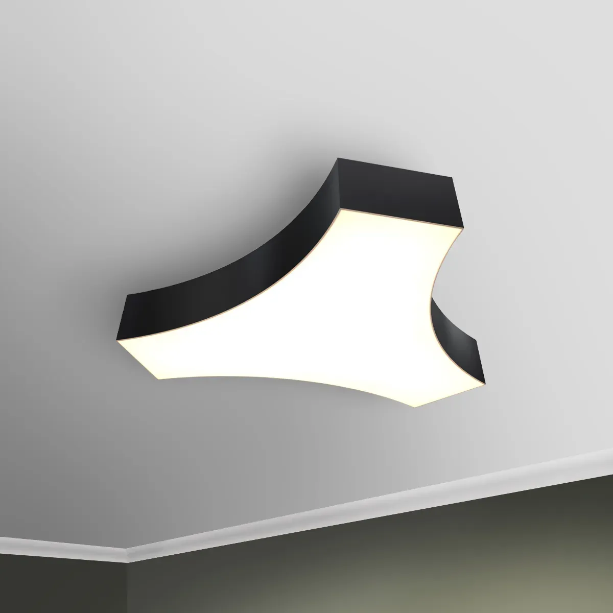 Светильник светодиодный RVE-LBX-TANGO-693-N (Многогранник 693х800х100мм 41Вт Накладной 4000К Белый) RVElektro RVE00002112