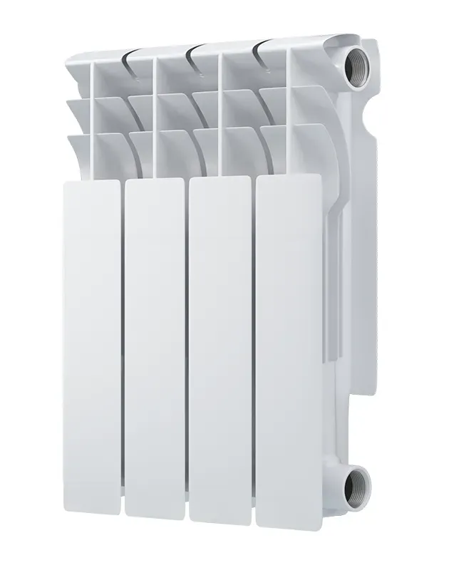 Радиатор биметаллический секционный 350/90/4 боковое подключение Oasis Р0000108236
