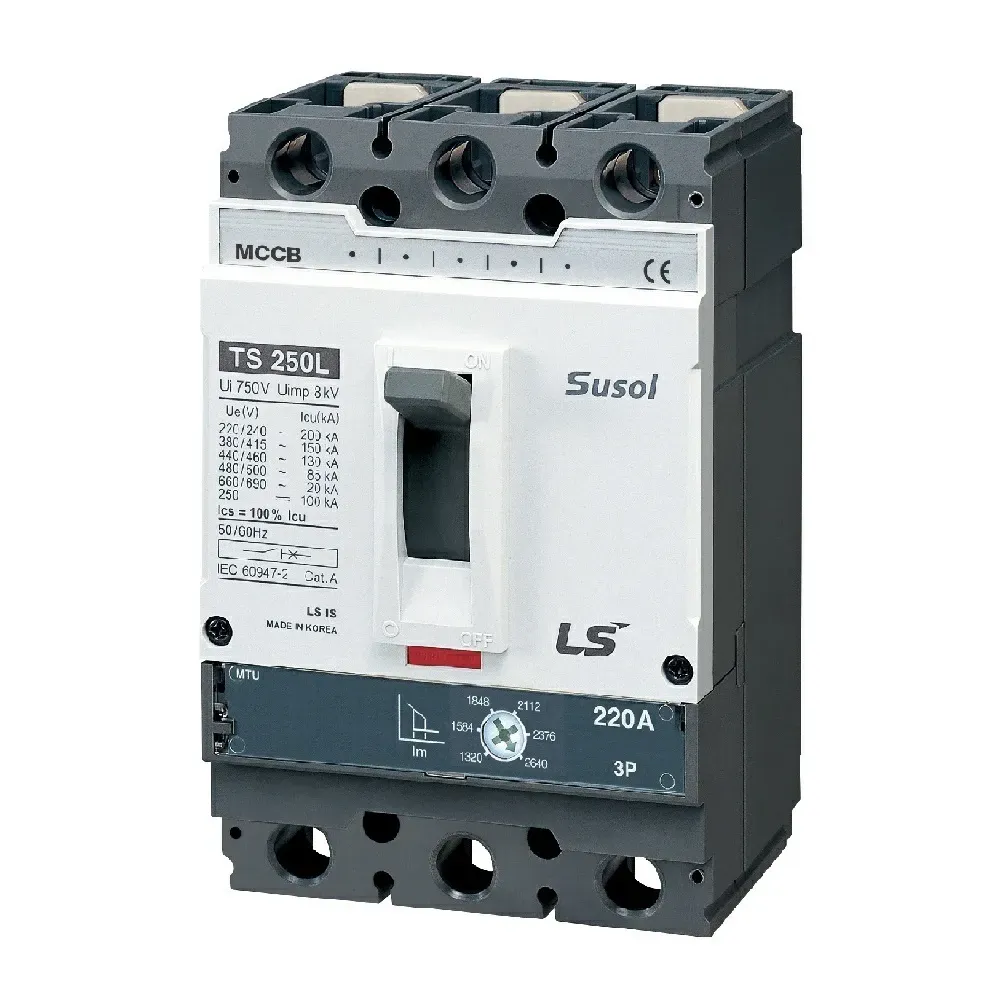 Выключатель автоматический ts250n (50ka) mtu 220a 3p3t LSIS CO 0105025000
