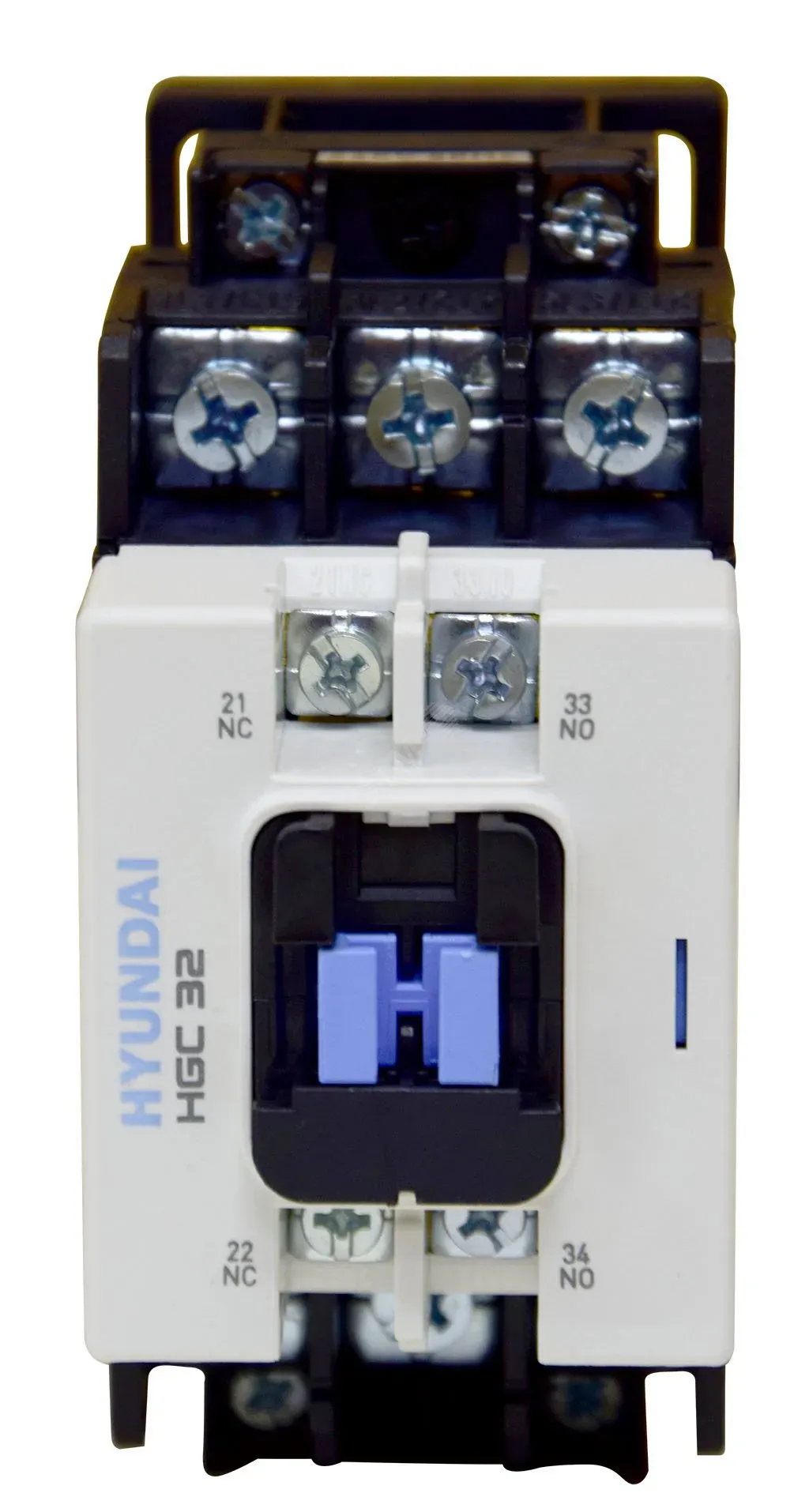 Магнитный контактор HGC32 11NS Х380 32А 15 кВт при АС3 (380-440В) кат. 380В АC 1НО+1НЗ Элком 13.01.01.000577