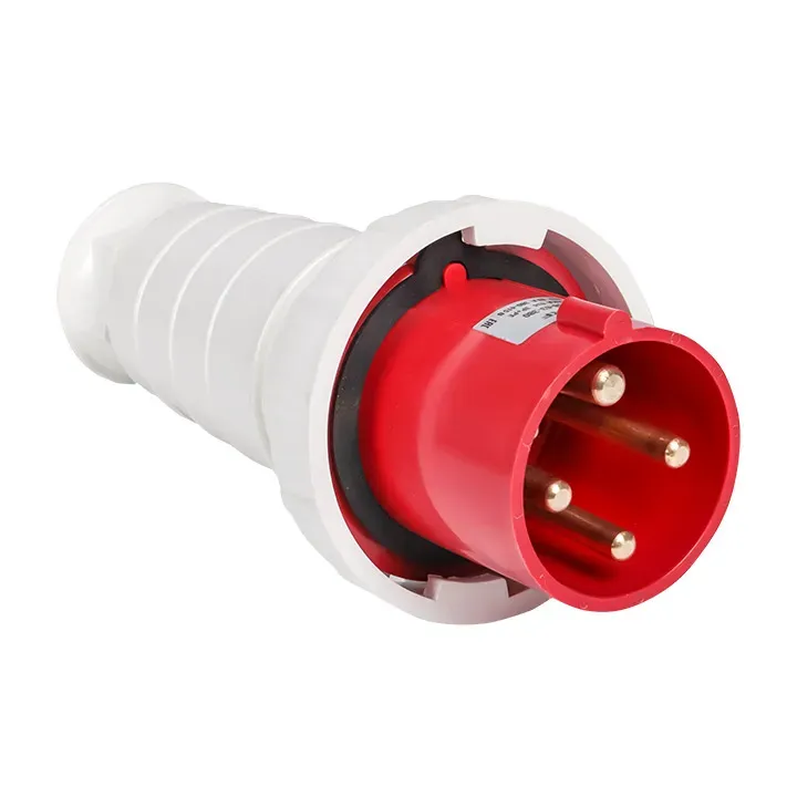 Вилка кабельная 63а 3р+е ip67 переносная 380в 034 EKF PS-034-63-380