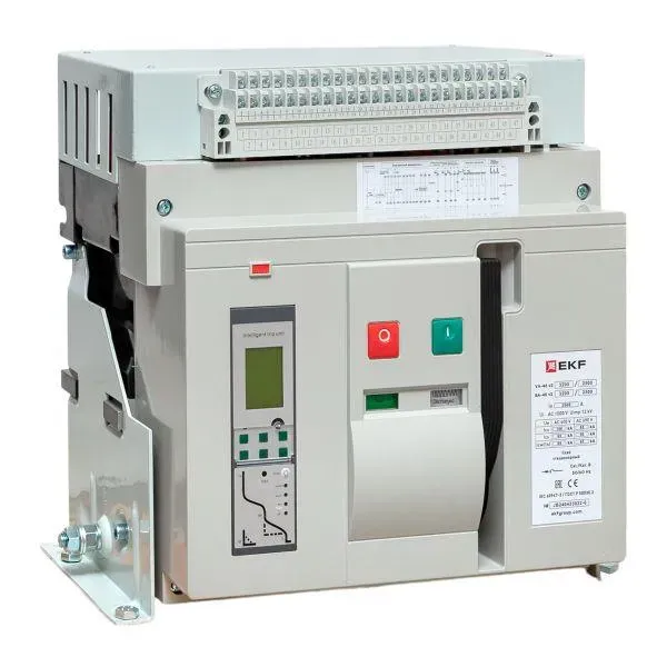 Выключатель автоматический ва-45 3200/2500а 3p 100ка стационарный v2 EKF MCCB45-3200-2500-V2