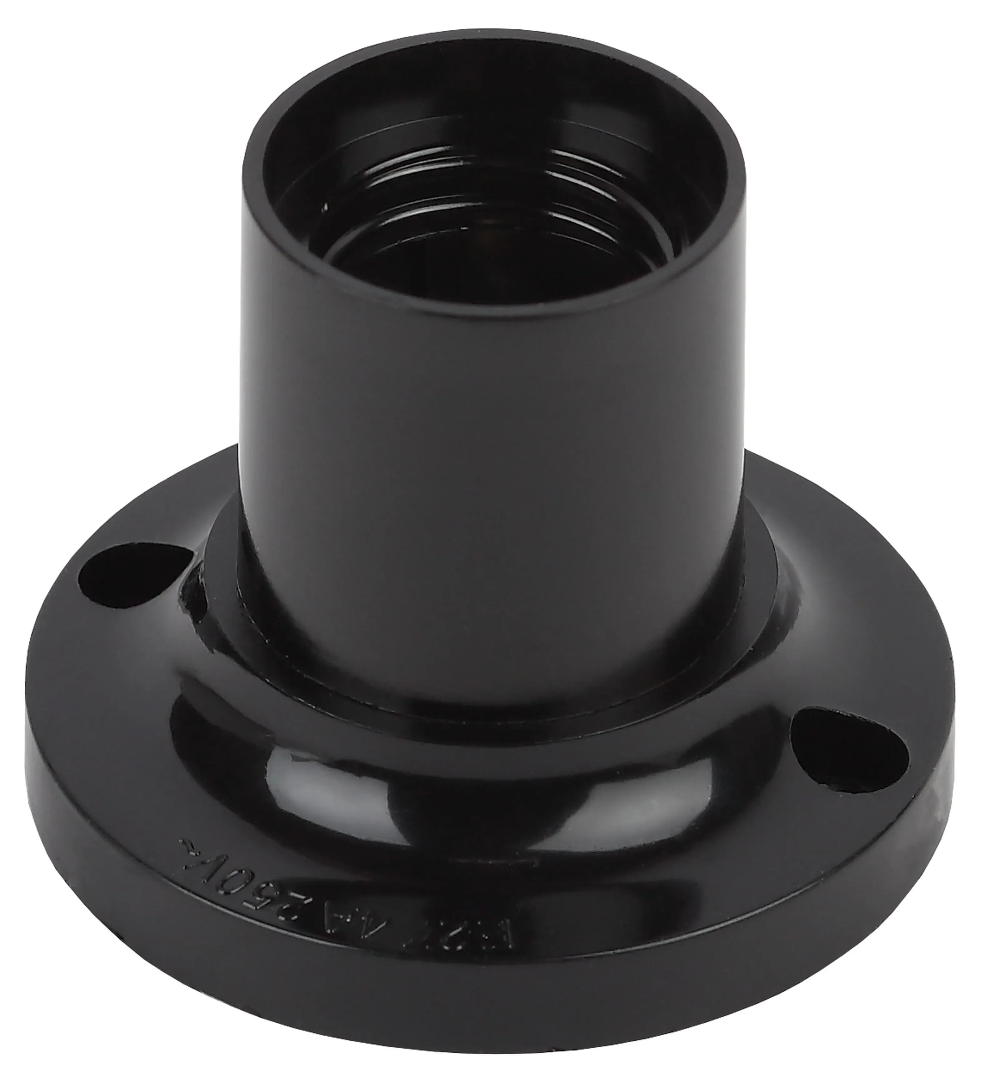 Патрон Е27 потолочный, бакелит, черный (x50) (50/200/4800) ЭРА Б0044083