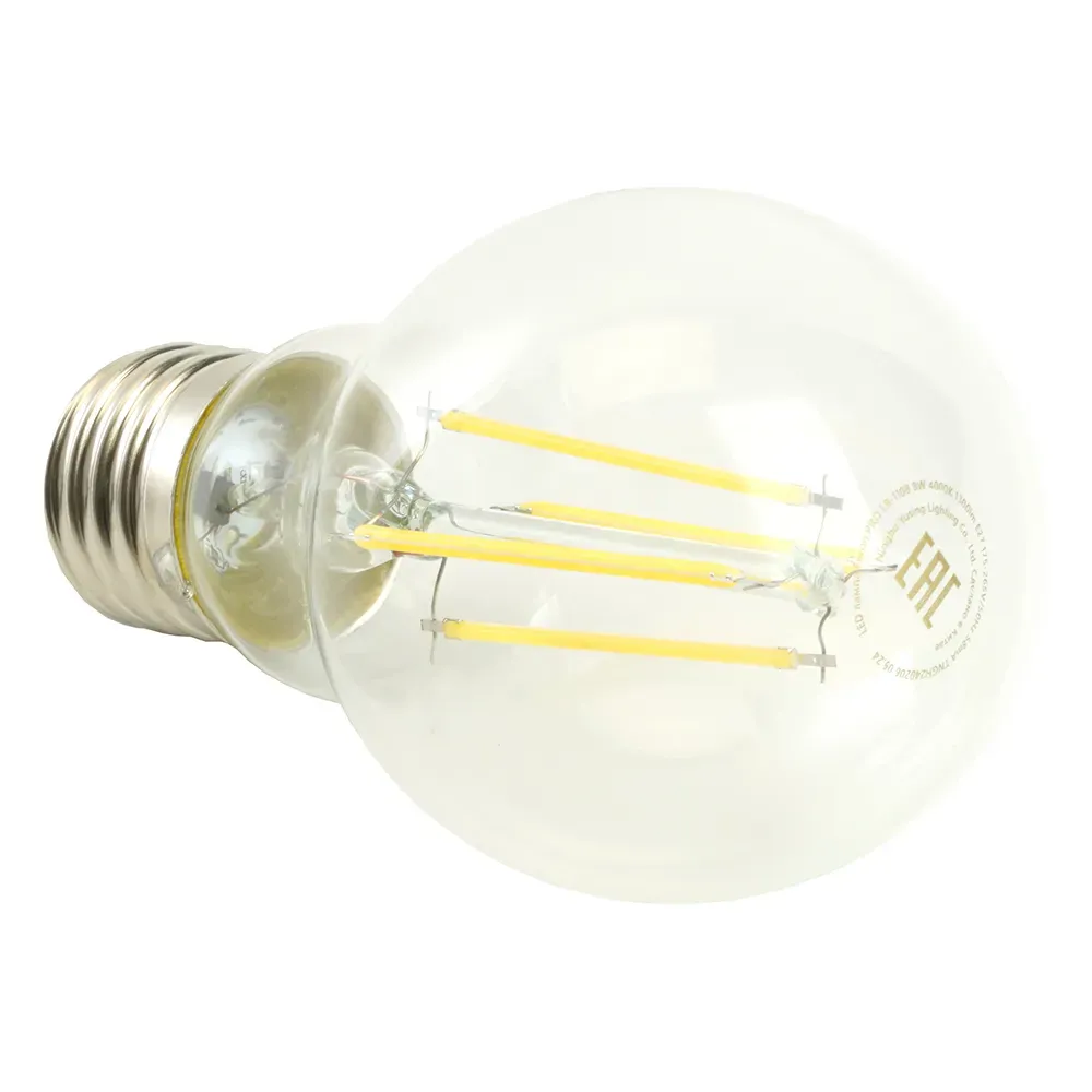 Лампа светодиодная LED 8вт Е27 теплый FILAMENT Feron.PRO