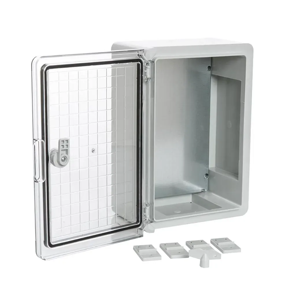 Корпус пластиковый с монтажной панелью щмп ip65 прозрачная дверь 350х250х150 ПРОМРУКАВ PR08.26490