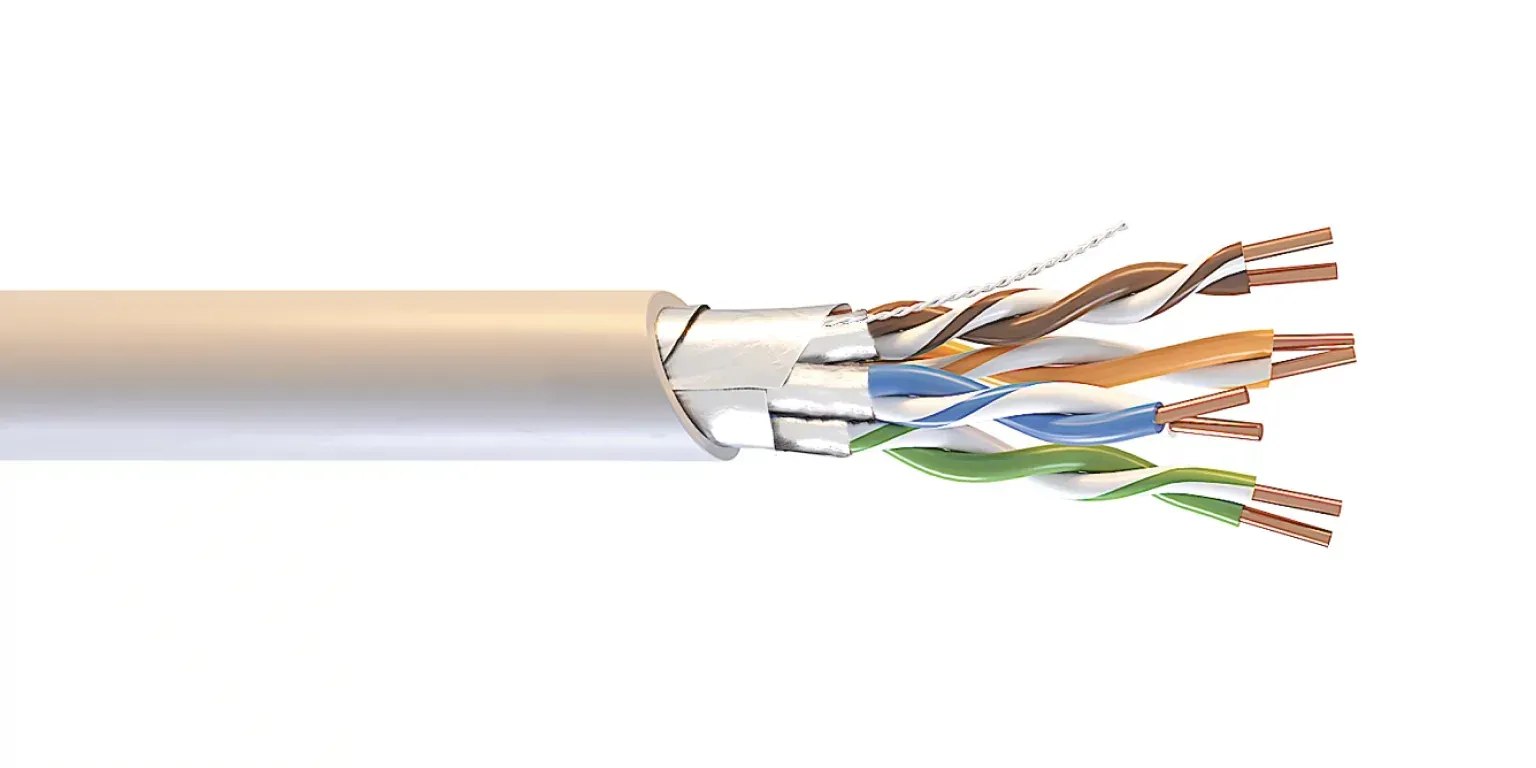 Кабель СегментЛАН F/FTP Cat6А PVCLS нг(А)-LS      4х2х0.57