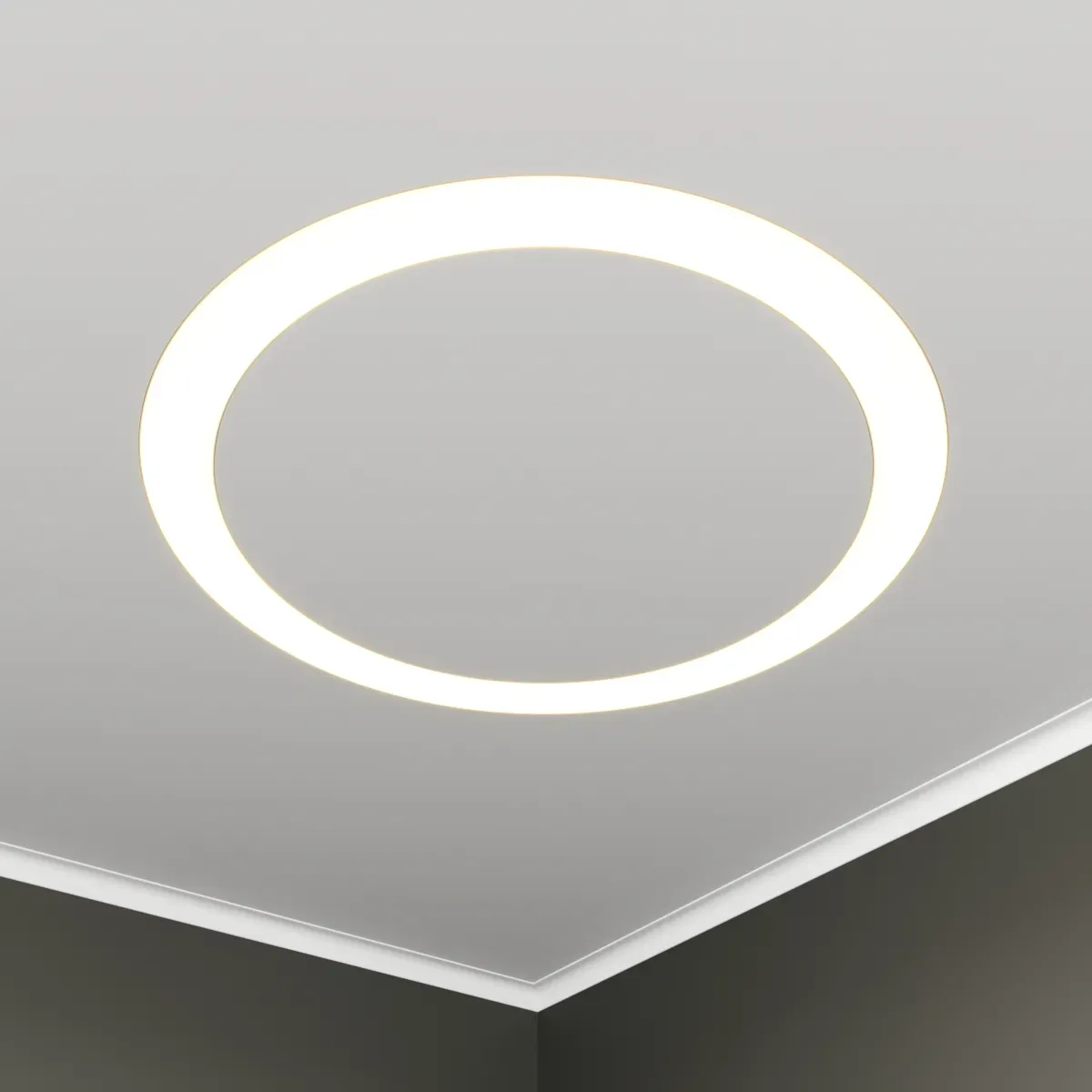 Светильник светодиодный RVE-LBX-HOLE-RING-1530-V (Кольцо 1530х1530х100мм S80мм 114Вт встраиваемый 4000K Белый) RVElektro RVE00002852