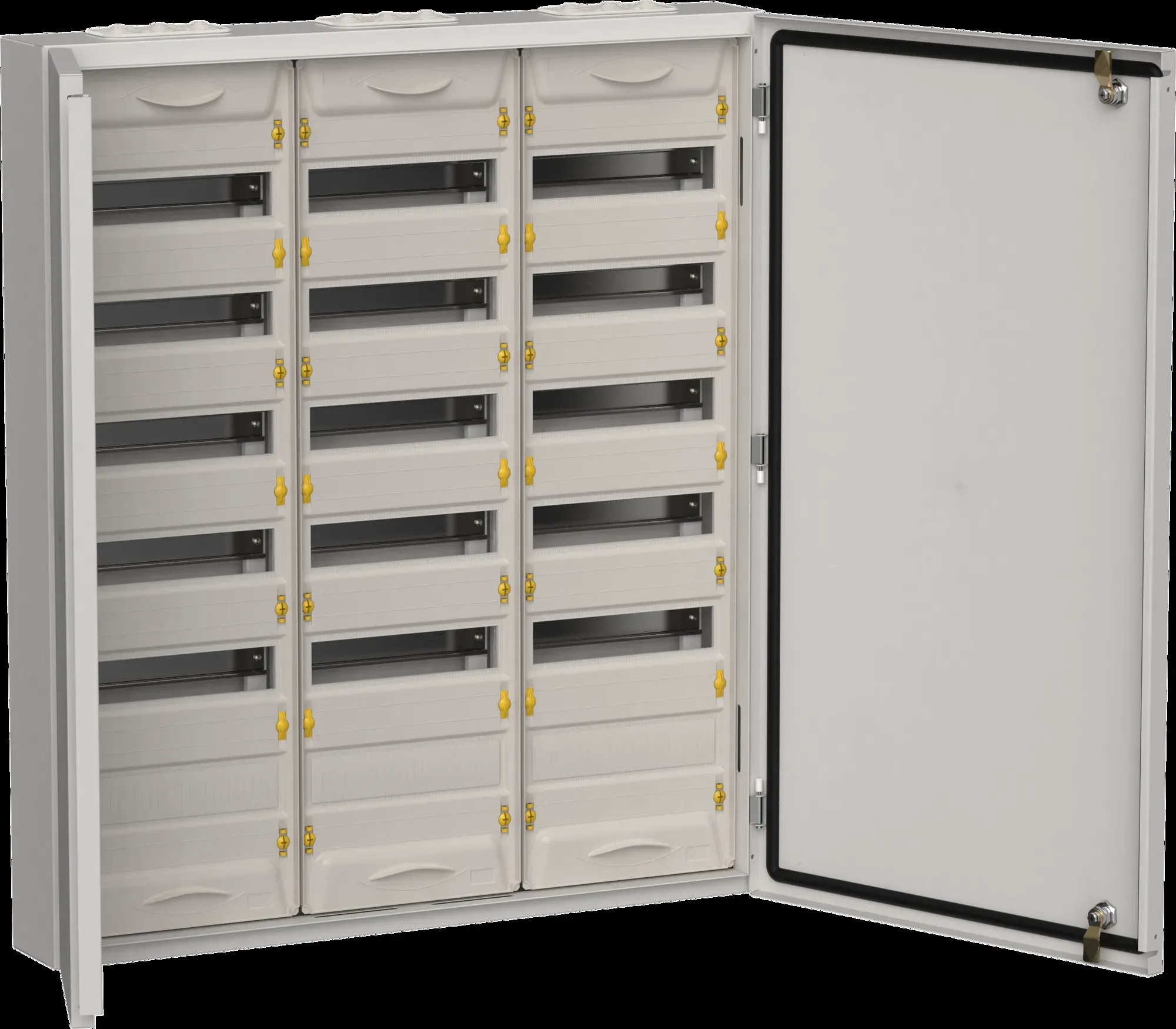 Titan 5 корпус металлический щрн-216 (3х72) 960х830х140 ip54 серый (две двери) IEK TI5-50-N-3X072-54-7035