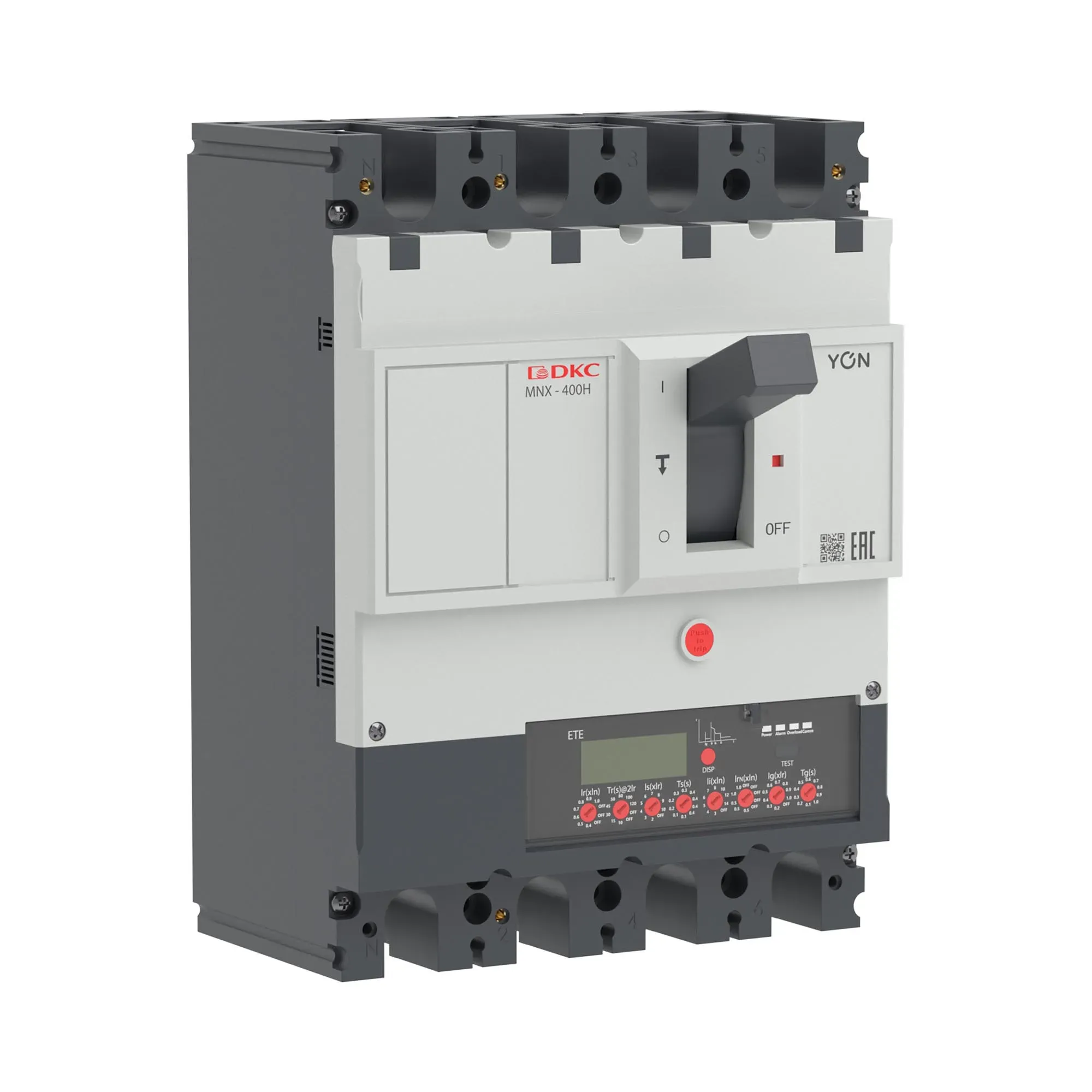 Авт. выкл. yon pro mnx400h 4p 400a 150ka при ac415v расц. ete ДКС MNX400H4PETE0400