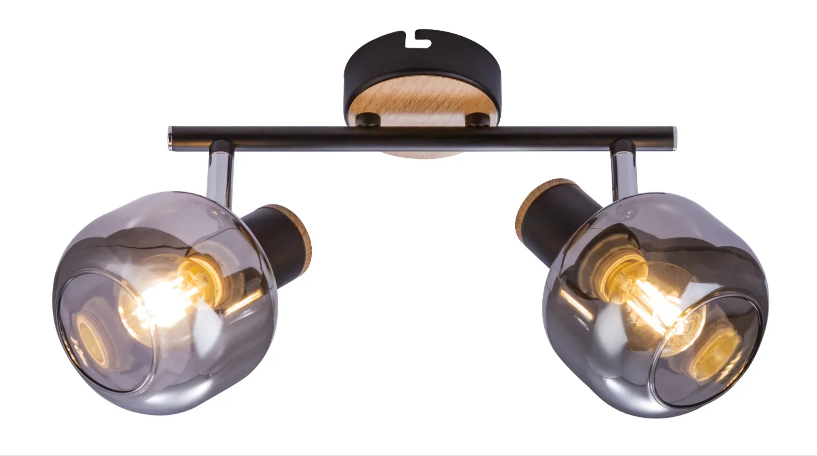 Светильник настенно-потолочный спот Dorkas 7026-702 2 х E14 40 Вт поворотный Rivoli Б0047097