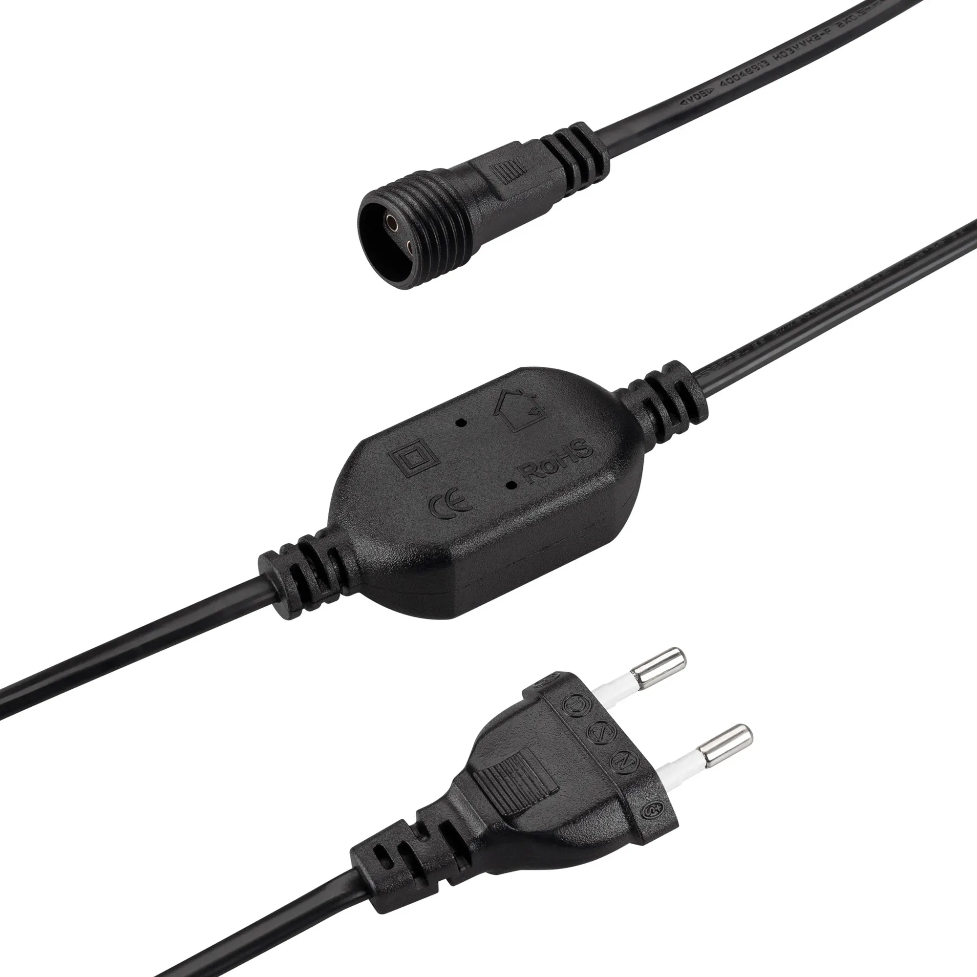 Шнур питания ARD-ICICLE-CLASSIC-1.5м Black (230V, 1.6A) (Ardecoled, -) Arlight 044774