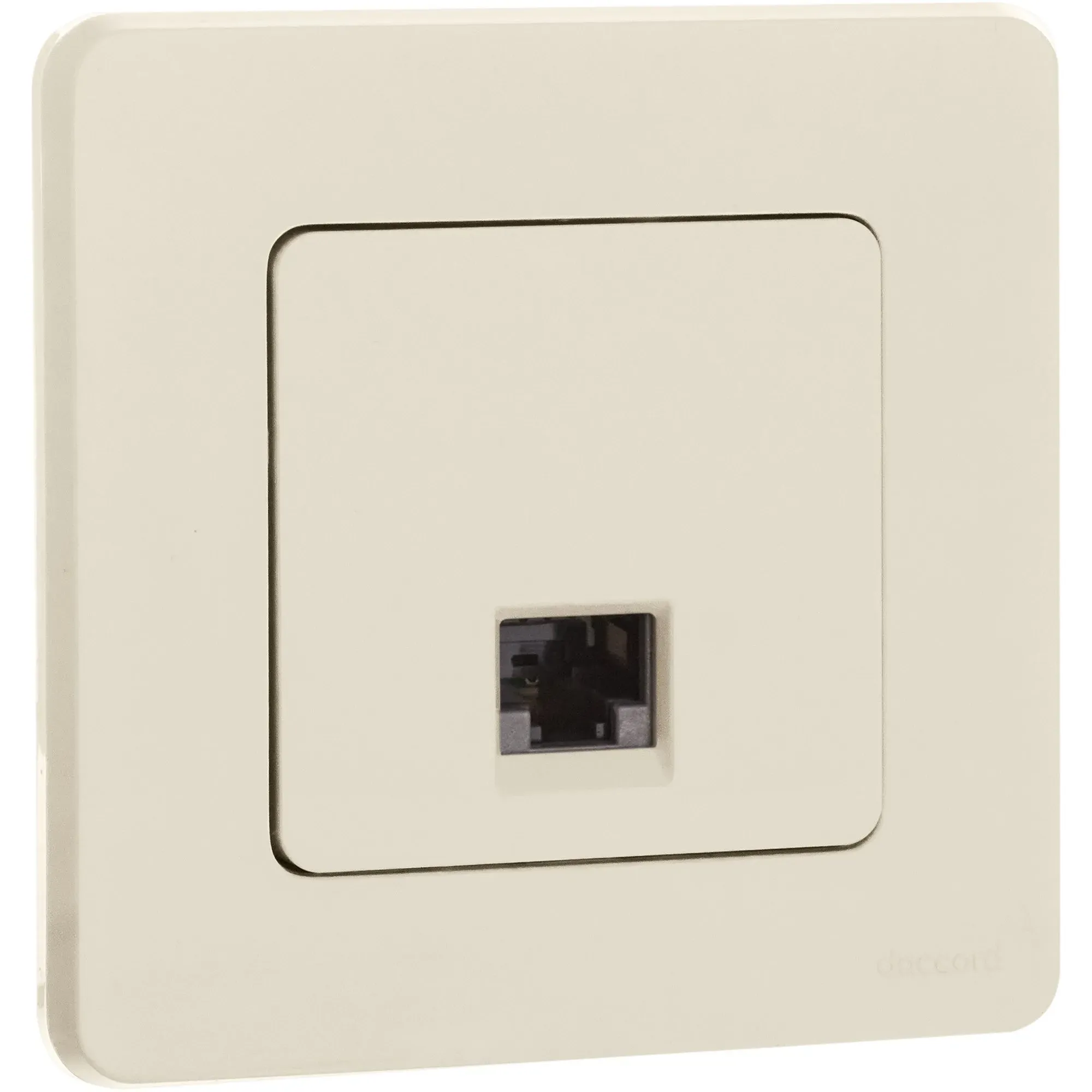 INSPIRIA розетка информационная RJ 45 категория 5e UTP слоновая кость