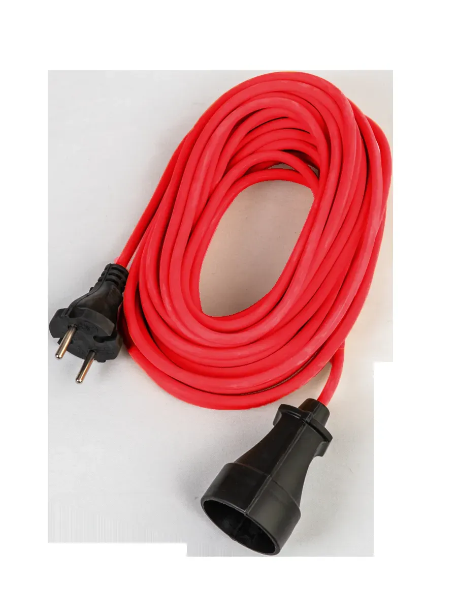 Удлинитель шнур 10м 1 гнездо ПВС 2*0.75 мм 10A 220В 2200Вт Россия УХ10 КОСМОС YSHKsm10m-1g(10A)S