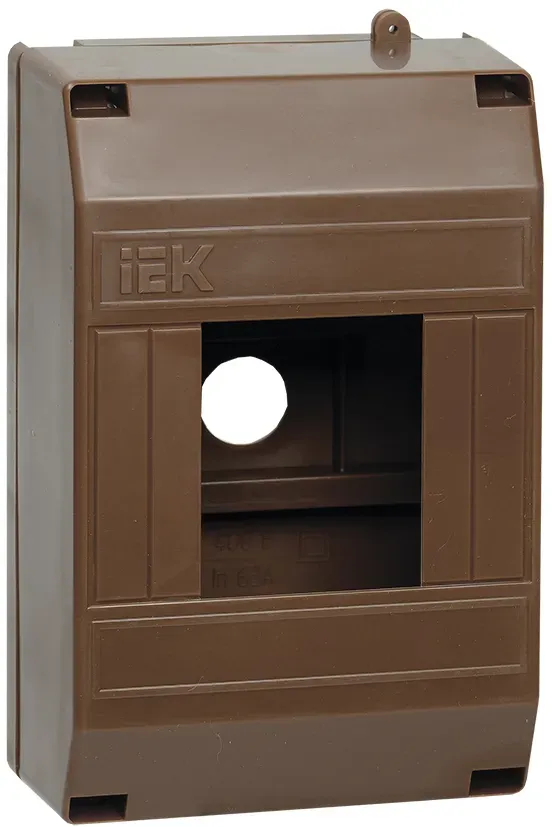 Бокс кмпн 1/4 для 4-х автоматических выключателей наружная установка (дуб) IEK MKP31-N-04-30-135-D