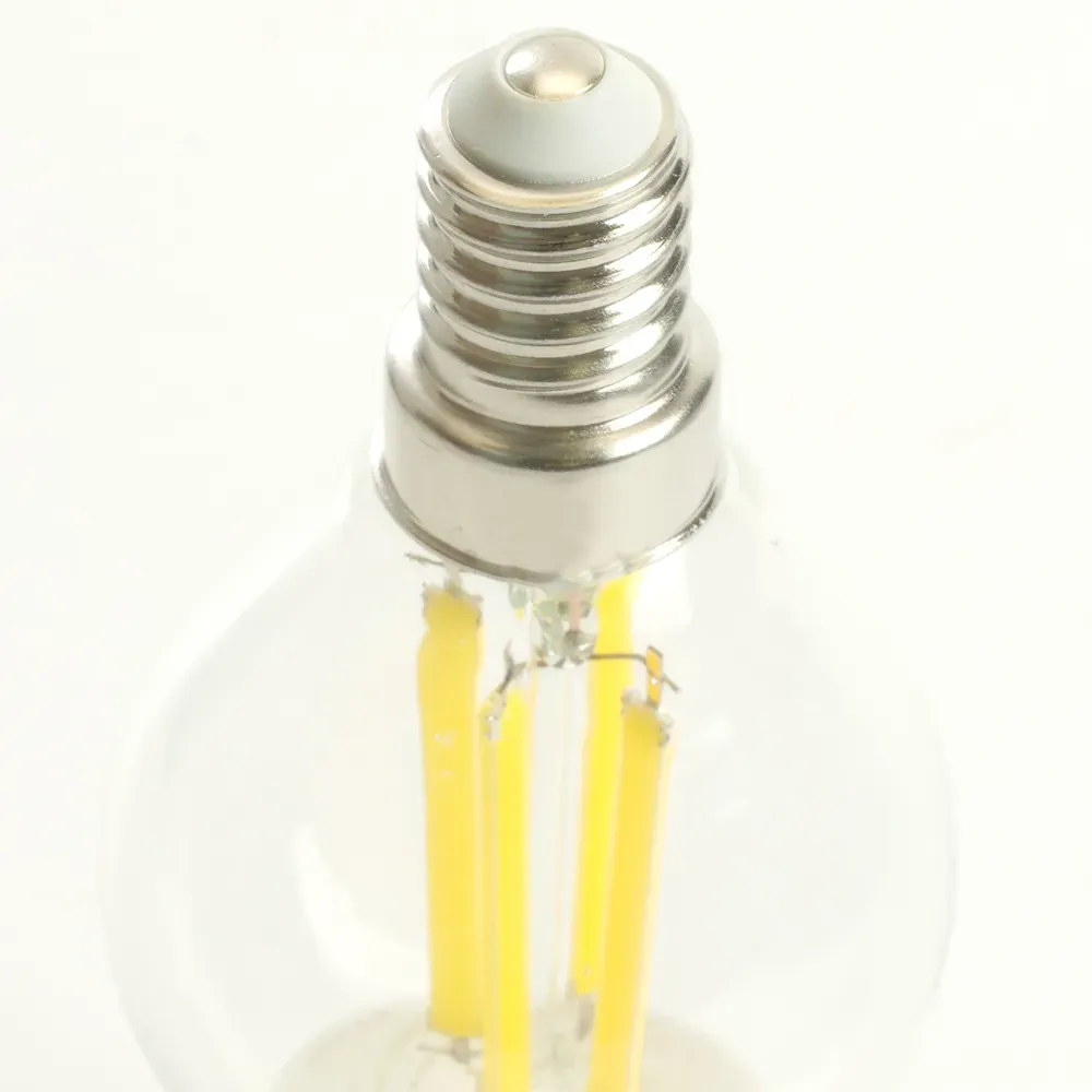 Лампа светодиодная LED 8вт Е14 теплый шар FILAMENT Feron.PRO