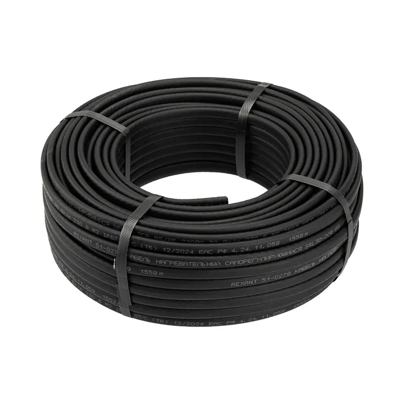 Кабель греющий саморегулирующийся  SRL30-2CR, экранированный, 30 Вт/1 м, 50 м, REXANT REXANT 51-0203