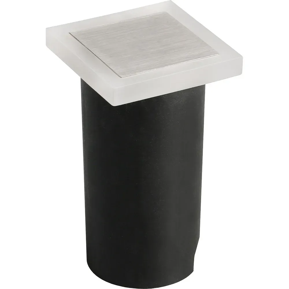 Светильник светодиодный ДВУ-1w 3000К IP67 квадрат белый матовый хром FERON 40520