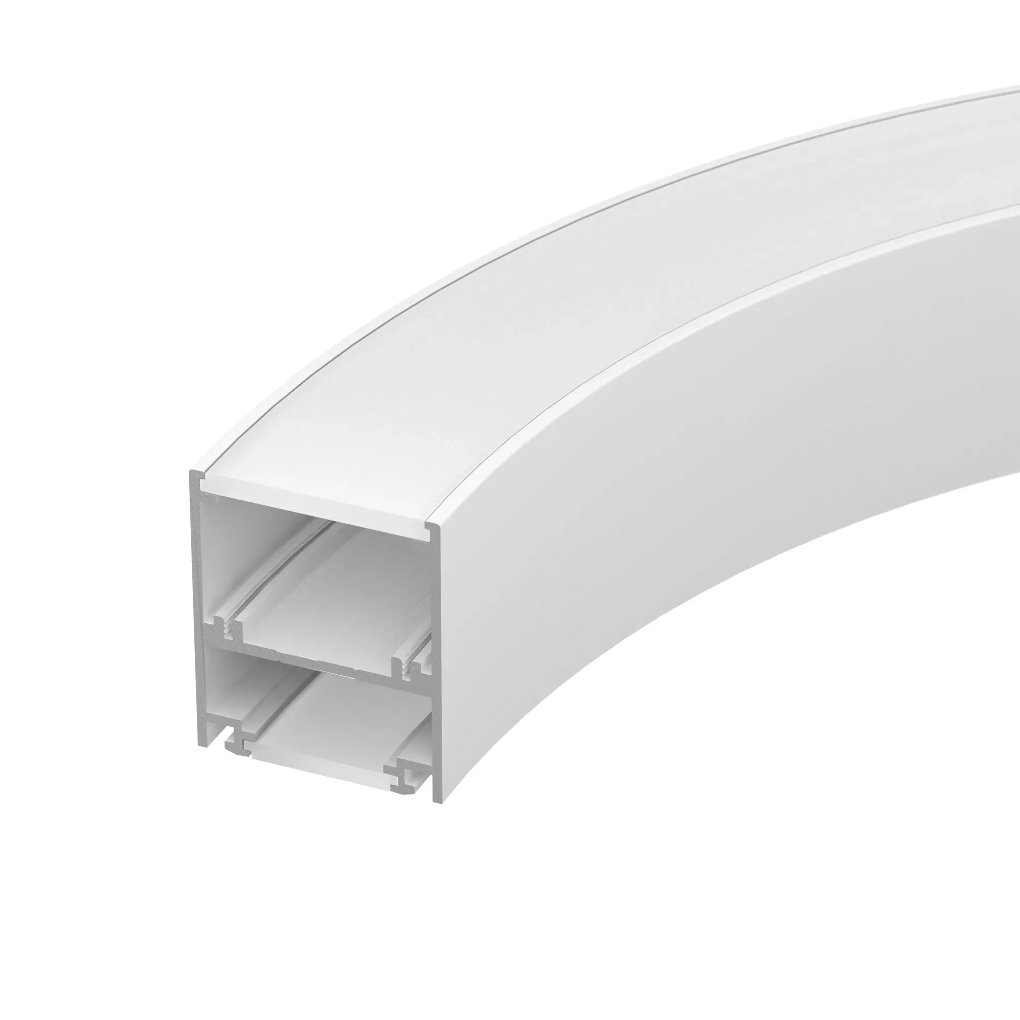Профиль SL-ARC-5060-D1000-A45 WHITE (дуга 1 из 8) (Алюминий) Arlight 032692