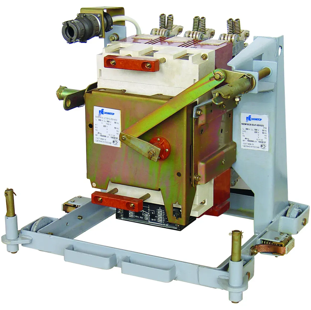 Выключатель ав2м10н-53-41 ручной стационарный номинальный ток 1000а КОНТАКТОР УЛЬЯНОВСК 1016241