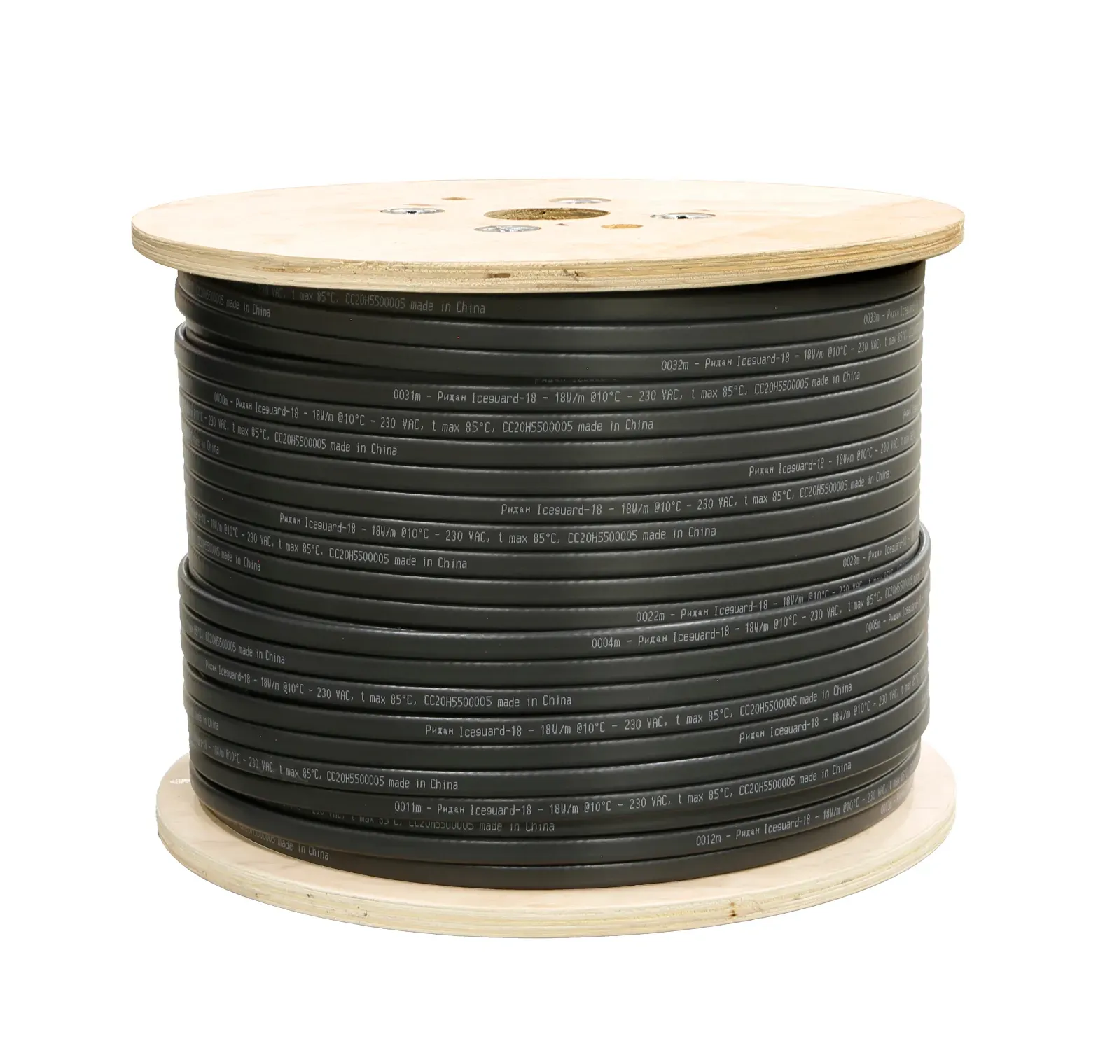 Кабель нагревательный саморегулирующийся универсальный Ридан Iceguard-18 (В) 230 В ДЕВИ 21RT0812R