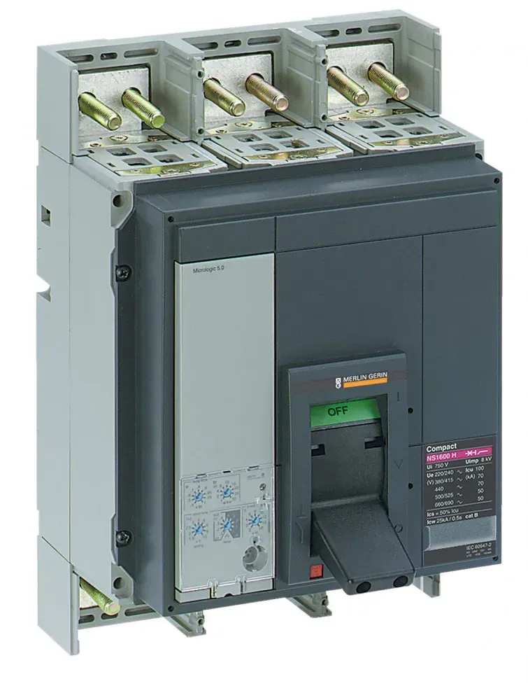 Выключатель NS1600 N 3p + MicroLogic 5.0A в сборе Dekraft 33363