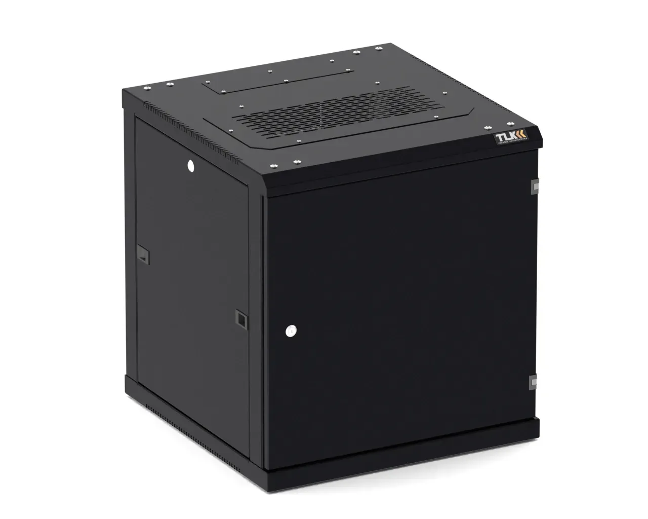 Шкаф настенный разбор 19д 18u металлическая дверь ш600хв904хг600мм черный TLK TWC-186060-R-M-BK