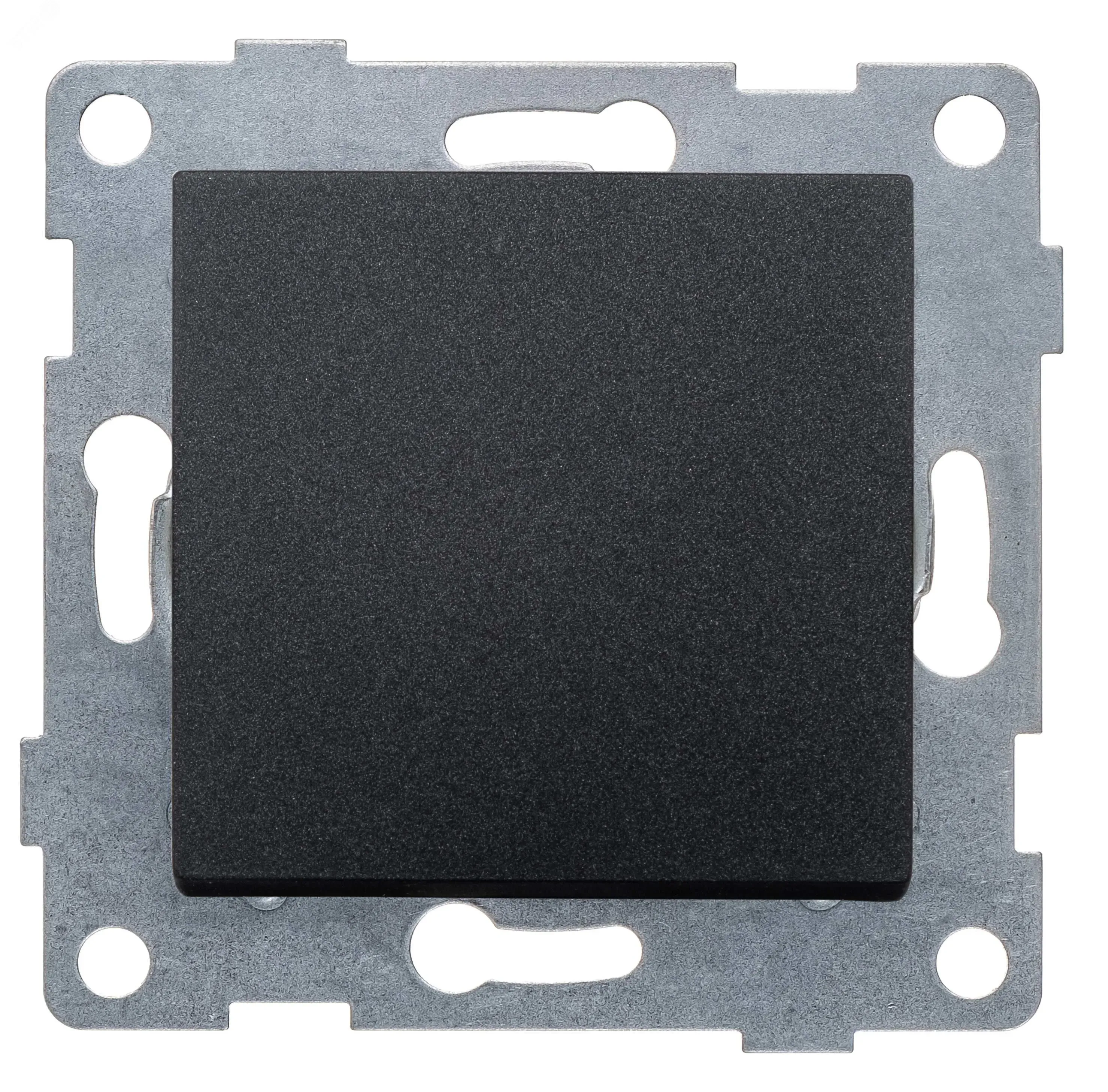 GUSI Ugra механизм выключателя 1кл., скрытая  установка,  10А, 250В. Цвет: графит. GUSI Electric С11В1-010