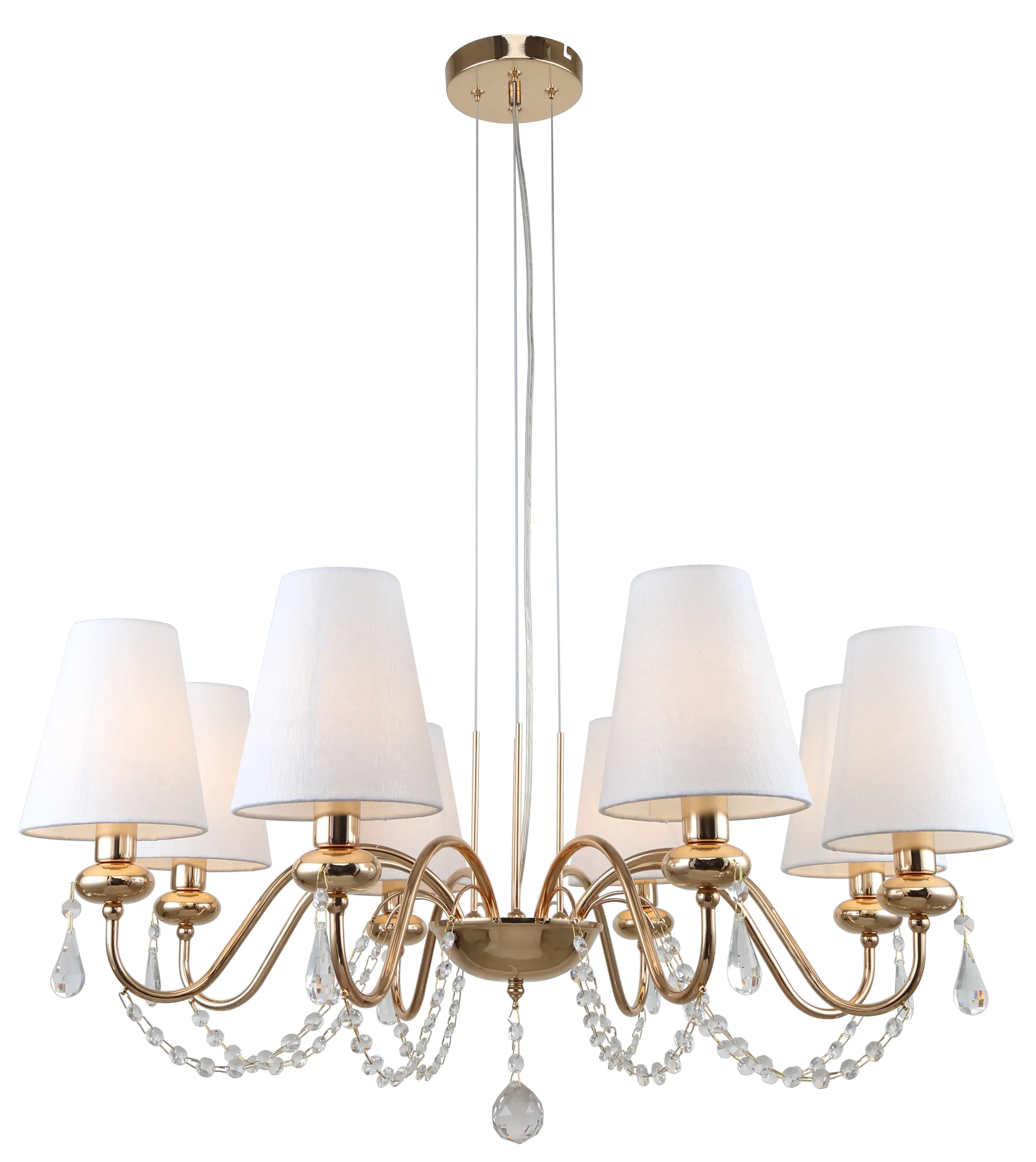 Люстра Becky 2066-308 8 х Е14 40 Вт классика Rivoli Б0055464