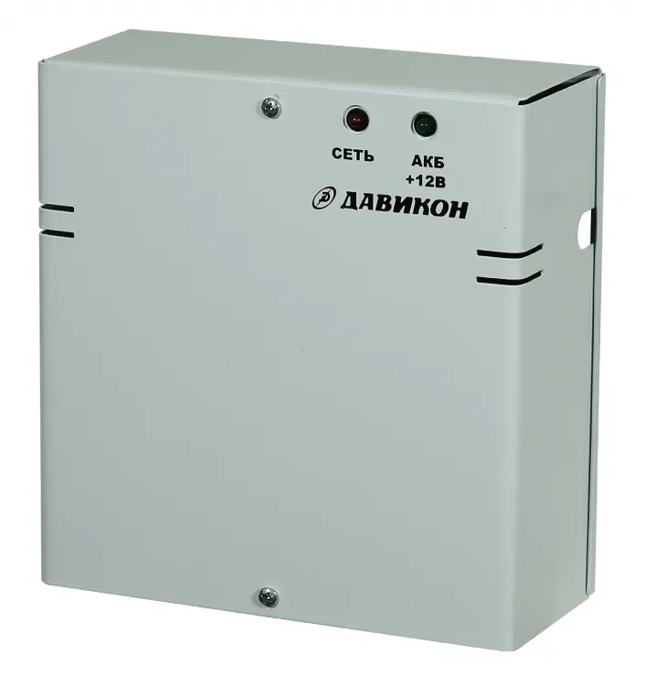 Источник вторичного электропитания резервированный 12В 5А Давикон ИВЭПР-1250 -7/2