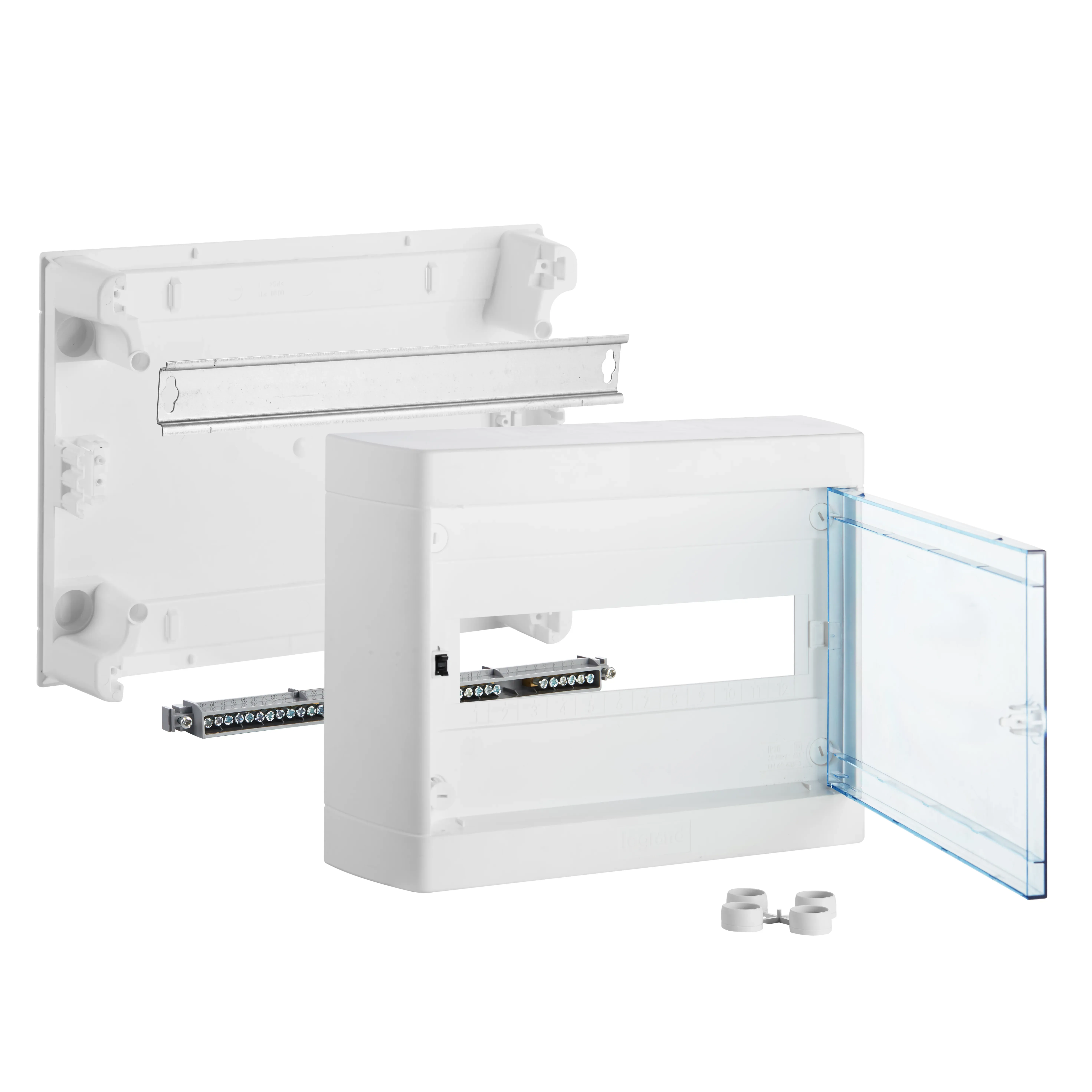 Щит распределительный навесной щрн-п-12 пластиковый прозрачная дверь nedbox LEGRAND/DACCORD 601246