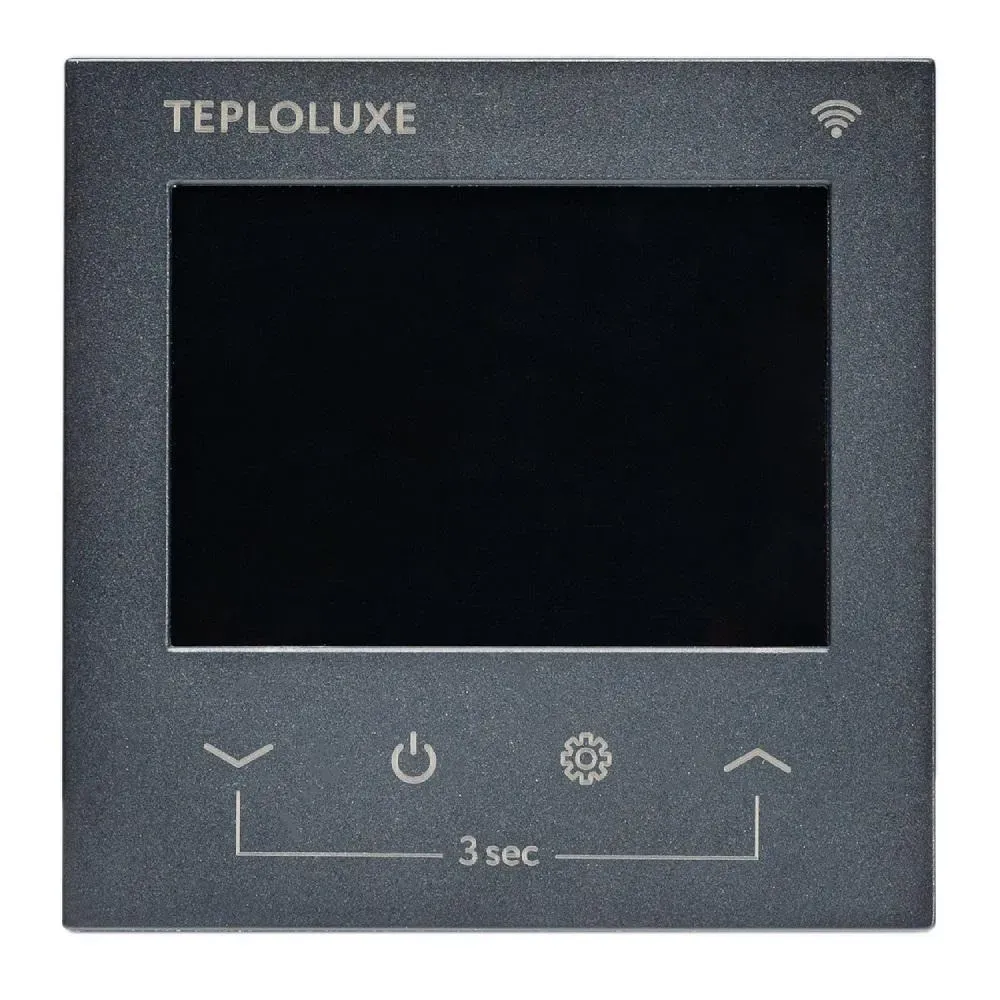 Терморегулятор электронный Теплолюкс Pontus wi-fi черный Space Теплолюкс 100037059600