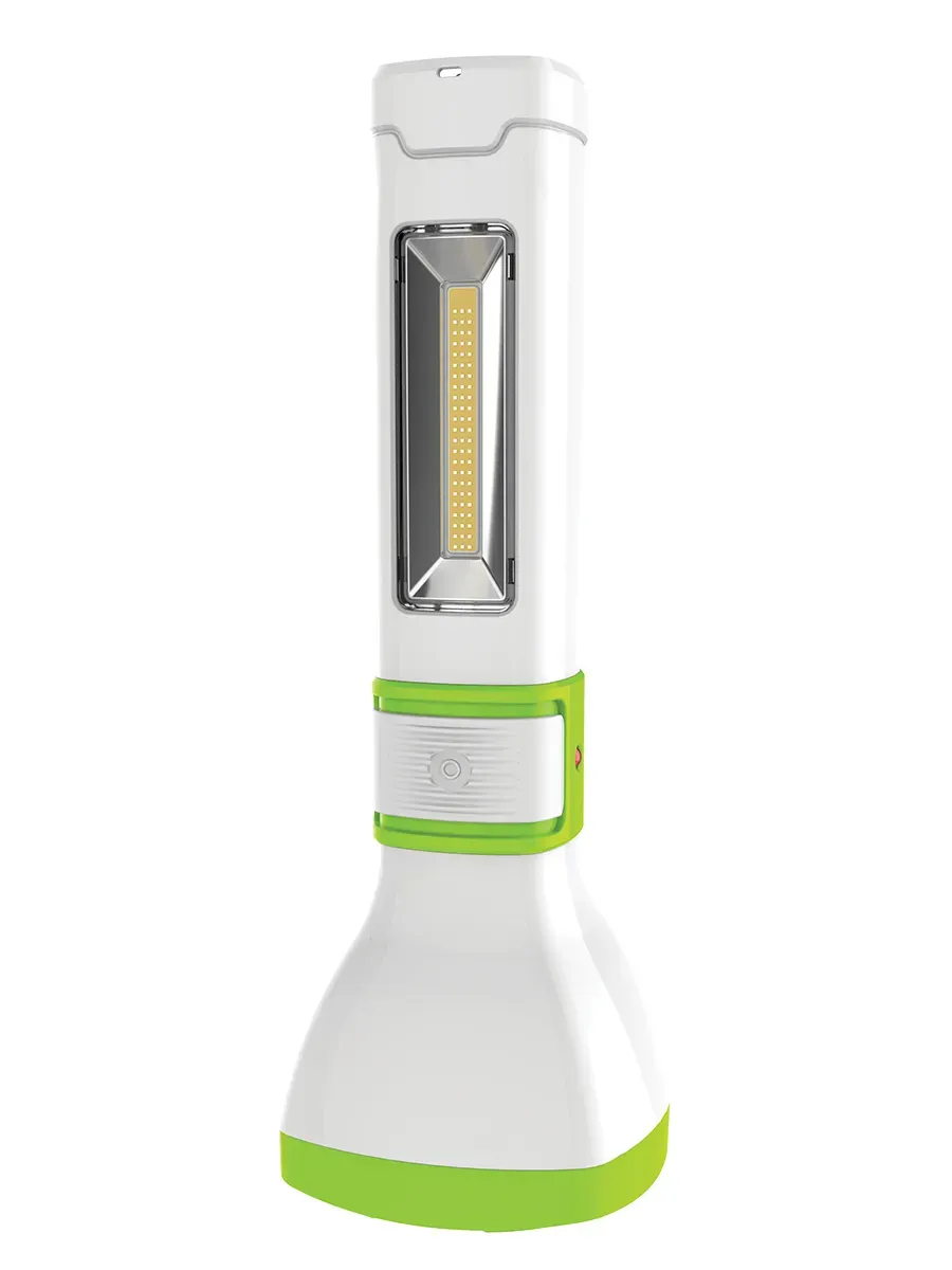 Фонарь ручной аккумуляторный 5W LED + 2W COB LED, аккум. 4V 1,2 Ah, 270Lm - 3 часов, 200 Lm - 6 часов Космос kocac7035wled