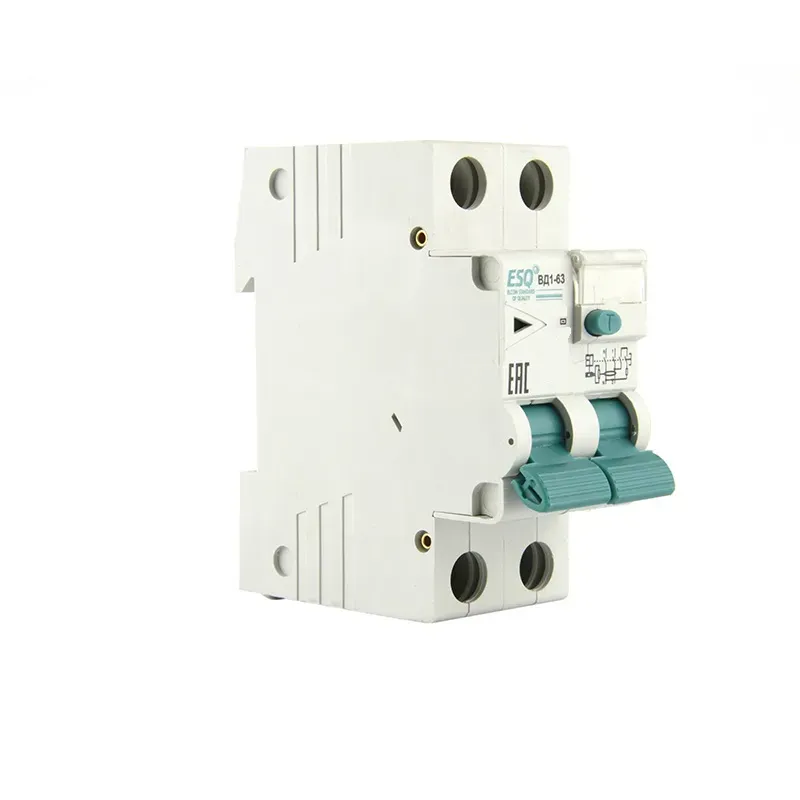 Устройство защитного отключения ВД1-63 2п 63А/300мА/6кА (эл-мех, тип АC) ESQ 14.03.05.000011