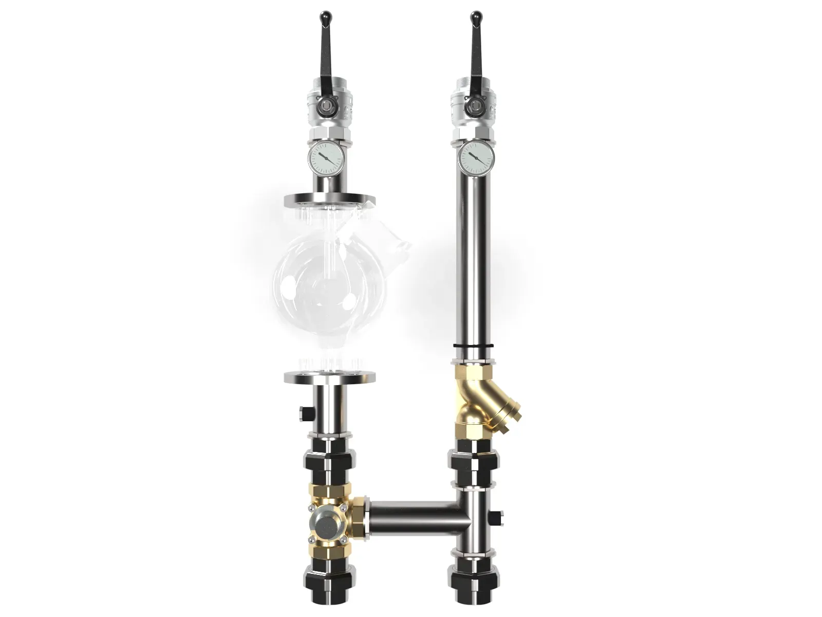 Группа насосная NGSS-50C G 2' поворотный смеситель KVs 40, нерж. сталь Gidruss NG 50A10 23