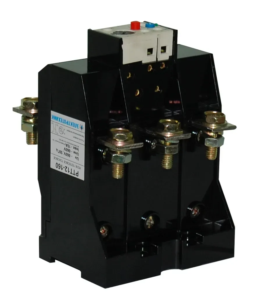 Реле электротепловое токовое РТТ12-160 63-84А УХЛ4, 660В/50Гц, 1з+1р, автоматический и ручной возврат, IP00, реле тепловое токовое Электротехник ET051528