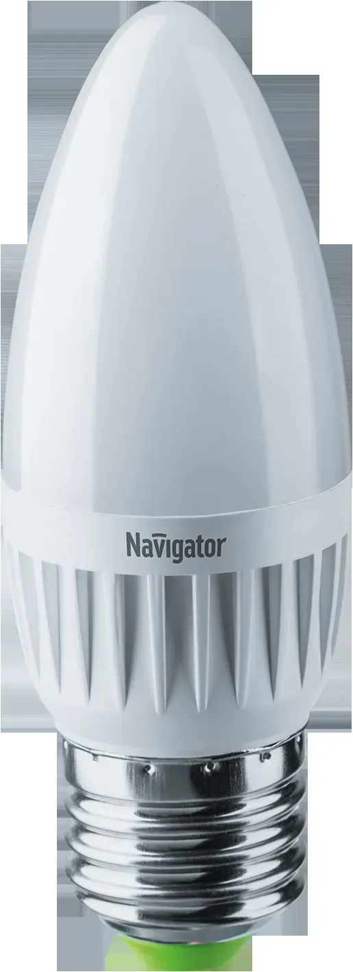 Лампа светодиодная led 7вт e27 белый матовая свеча NAVIGATOR GROUP 18940