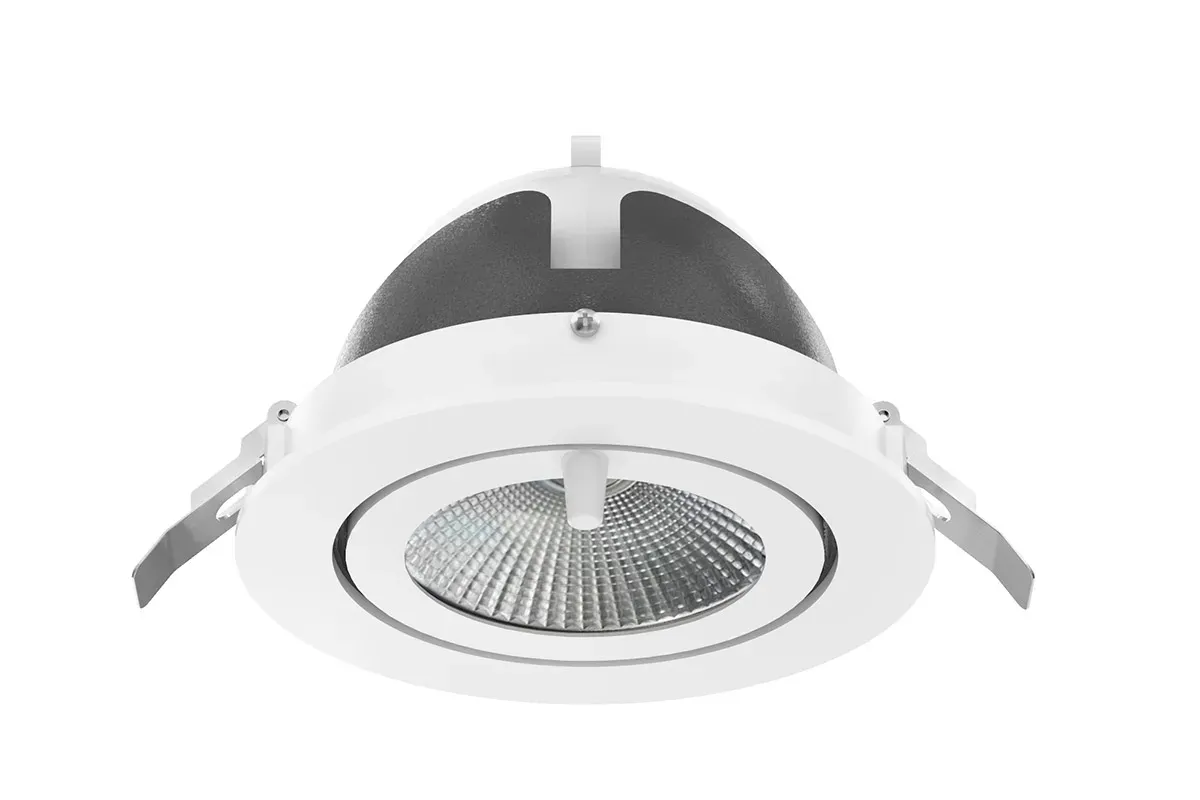 Светильник LED ДАУНЛАЙТ ОКО СВО 20Вт 2350Лм КСС Г60 4,0К IP44/20 прозрачный рассеиватель ЛЕД-Эффект LE-СВО-16-020-8874-44Д