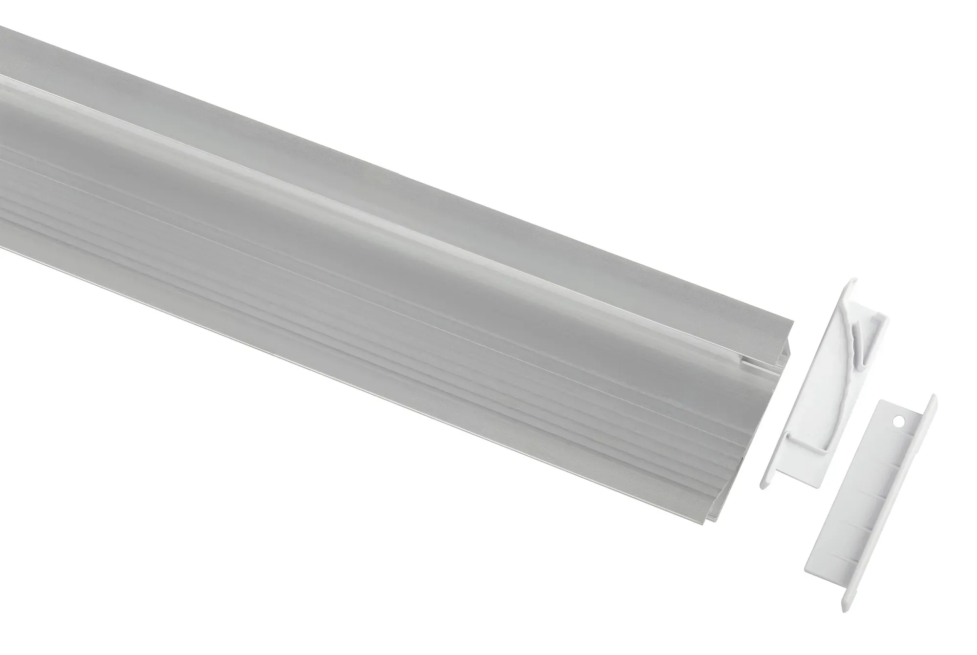 Комплект с врезным анодированным профилем 6814 68х14мм 2м ЭРА Б0062863