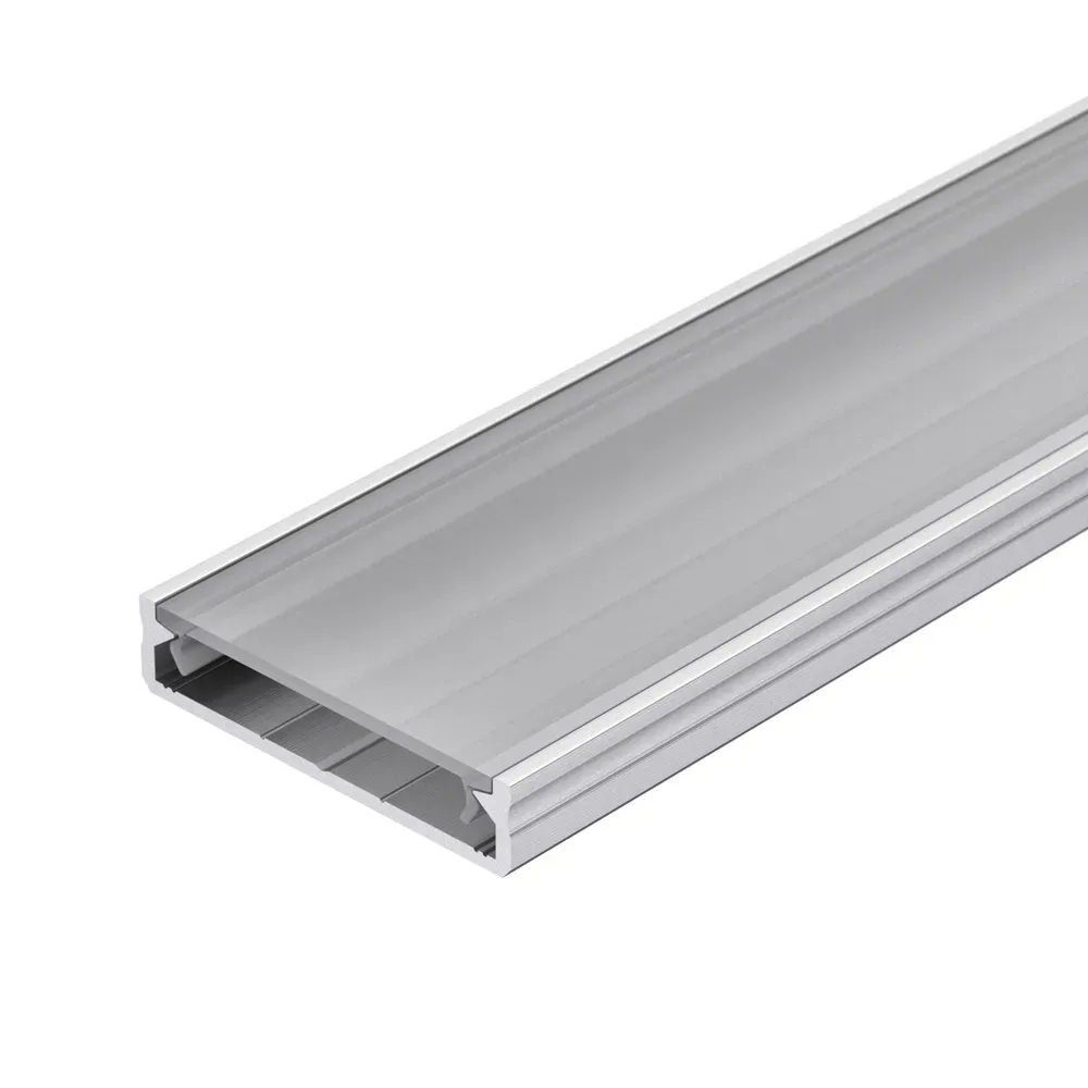 Профиль AЛм-FLAT-S-2000 ANOD (Алюминий) Arlight 026713(1)