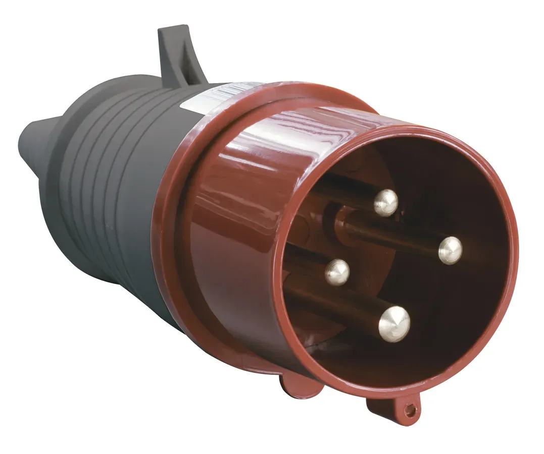 Вилка кабельная 32а 3р+pe iр44 переносная 380в 024 IEK PSR02-032-4