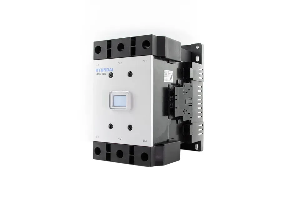 Магнитный контактор HGC185 22NS F220 185А 90 квт при АС3 (380-440В) напряжение катушки 100-240В АC 110-220 DC 2НО+2НЗ Элком 13.01.01.000561