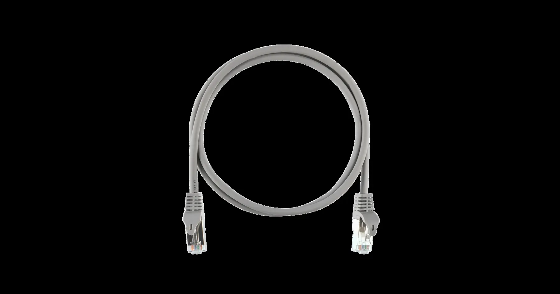 Патч-корд F/UTP 4 пары, Кат.5e, 2хRJ45/8P8C, T568B, 7x0,150мм, LSZH, серый, 5м