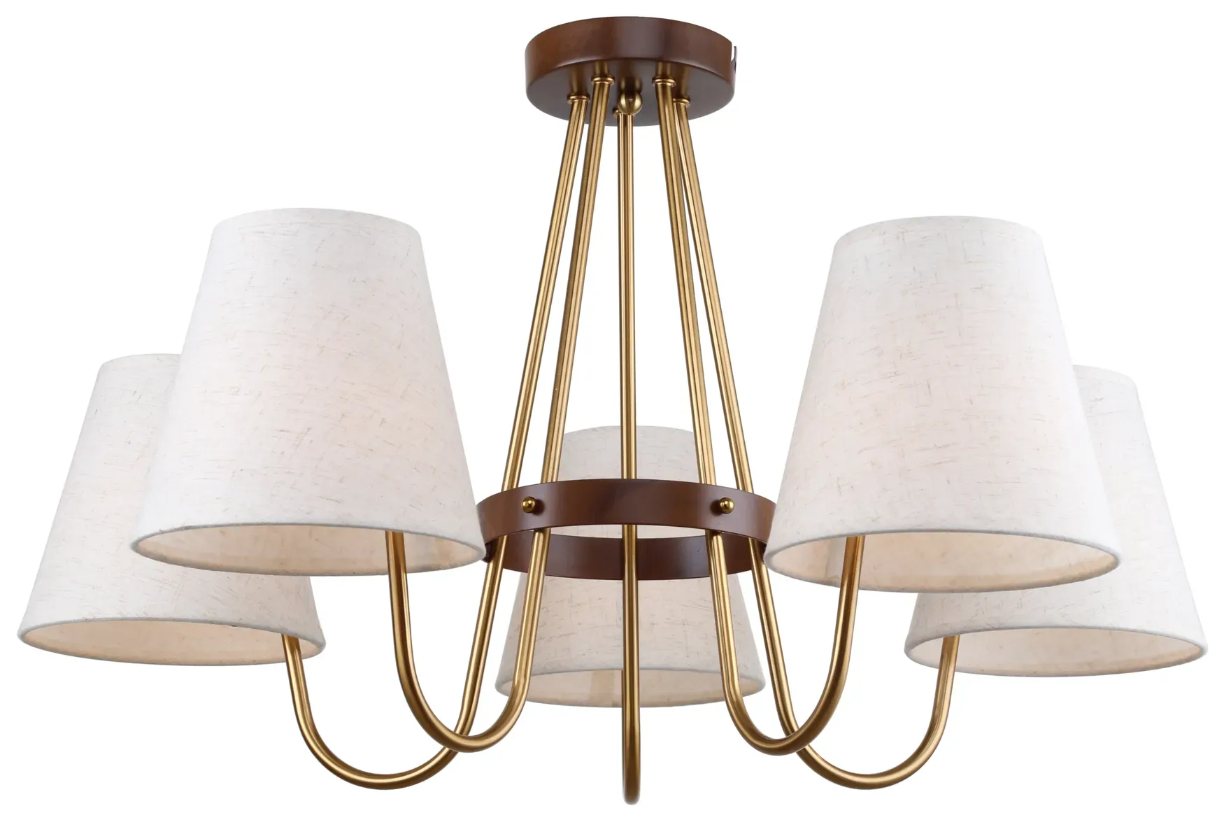 Люстра Bridget 2071-305 5 х Е14 40 Вт классика Rivoli Б0055497