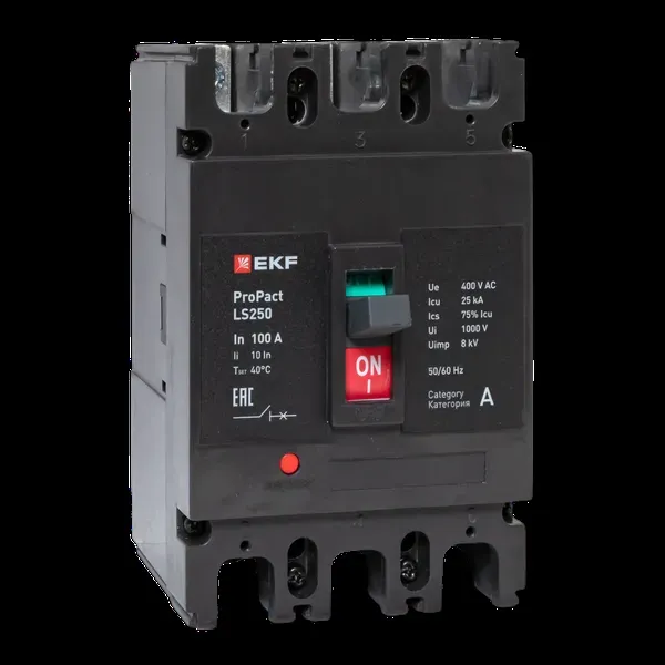 Ls250 25ка 3p 100а propact ekf EKF MCCB-250-25-3-100-LS