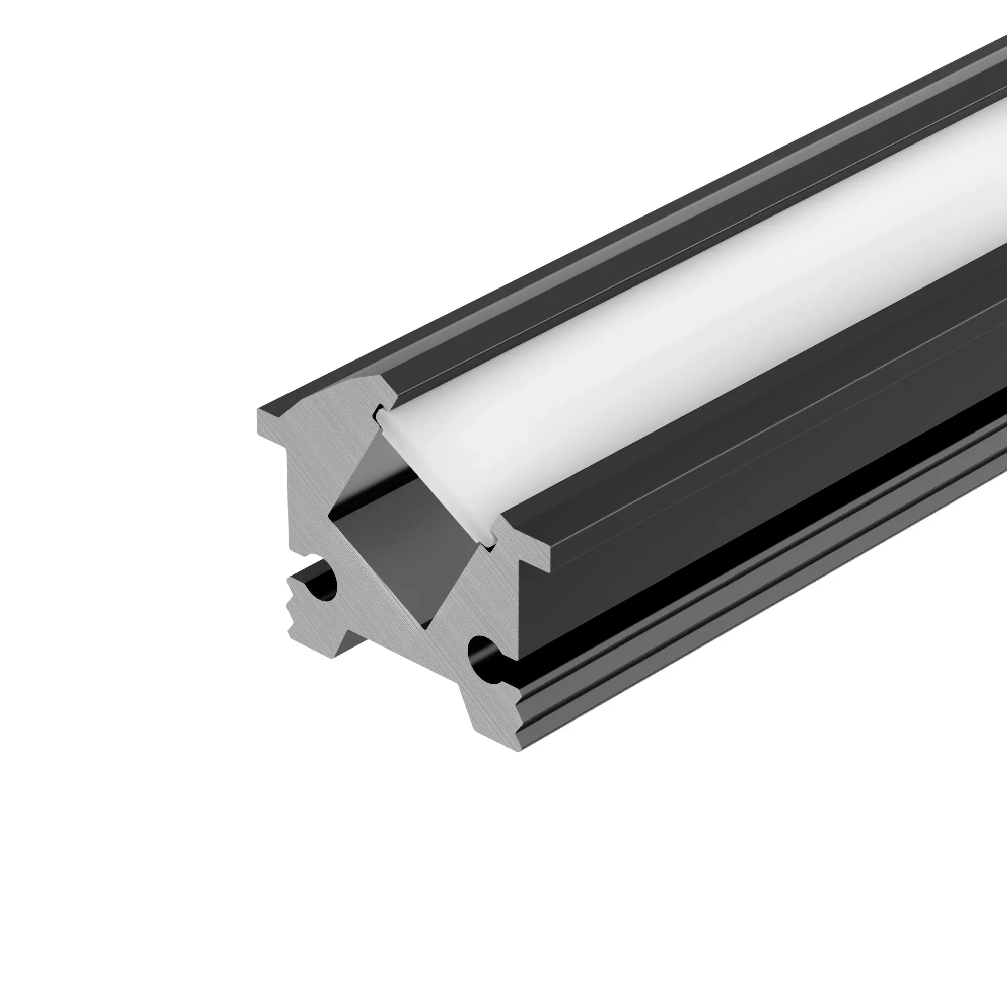 Профиль SL-BEVEL-H12-F13-2000 ANOD BLACK (Arlight, Алюминий) Arlight 043749