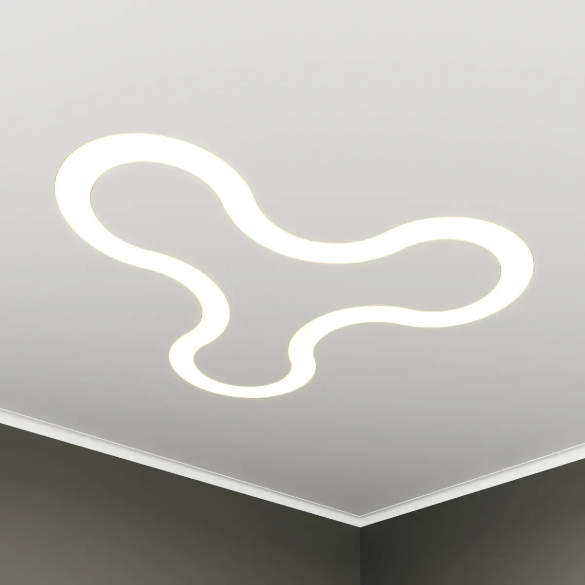 Светильник светодиодный RVE-LBX-HOLE-SONAR-946-VG (Спинер с отв. 946х874х80мм S50мм 75Вт встраиваемый под шпаклевку 4000K Белый) RVElektro RVE00003602